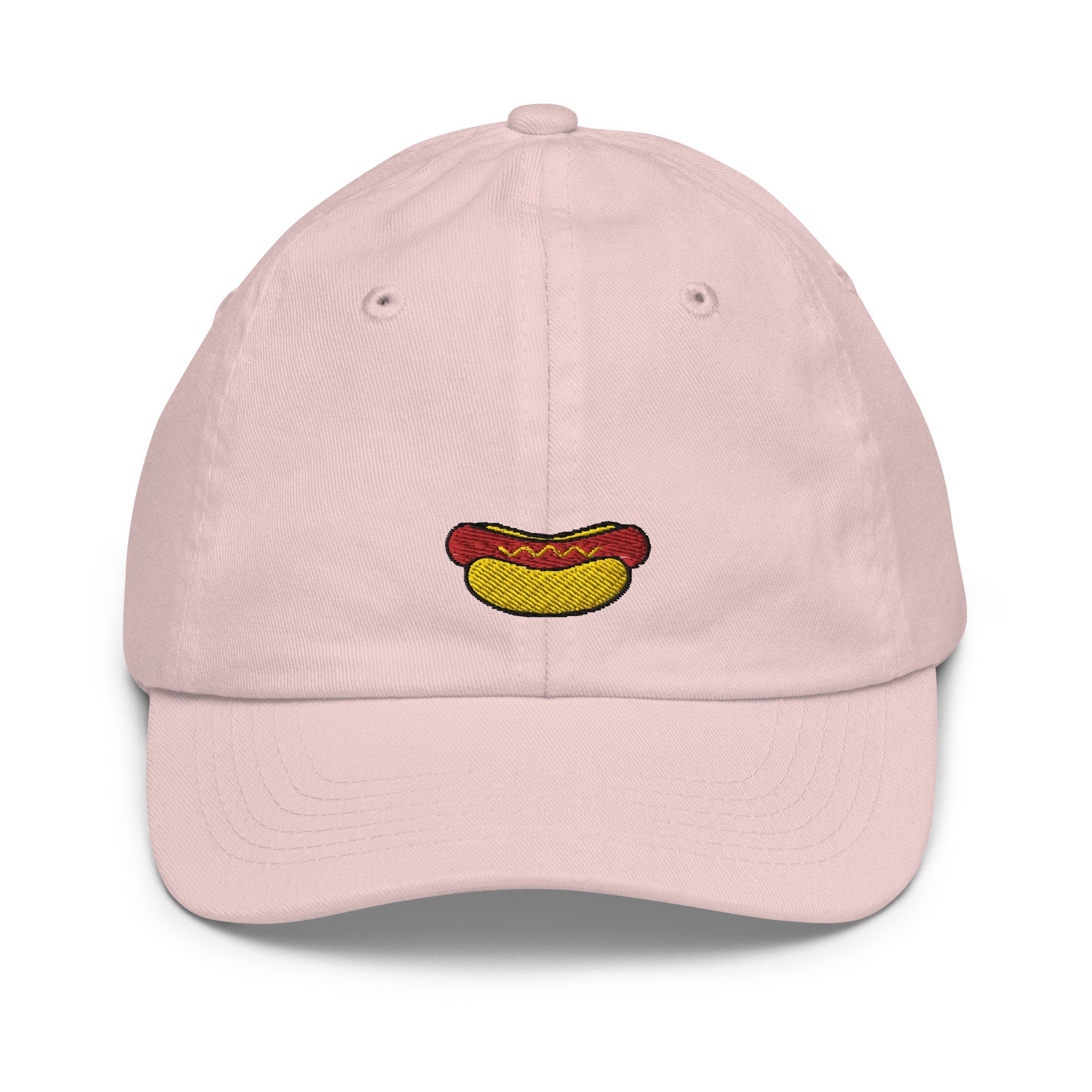 Kids Hot Dog Youth Baseball Cap, Embroidered Kids Hat, Childrens Hat Gift - Multiple Colors