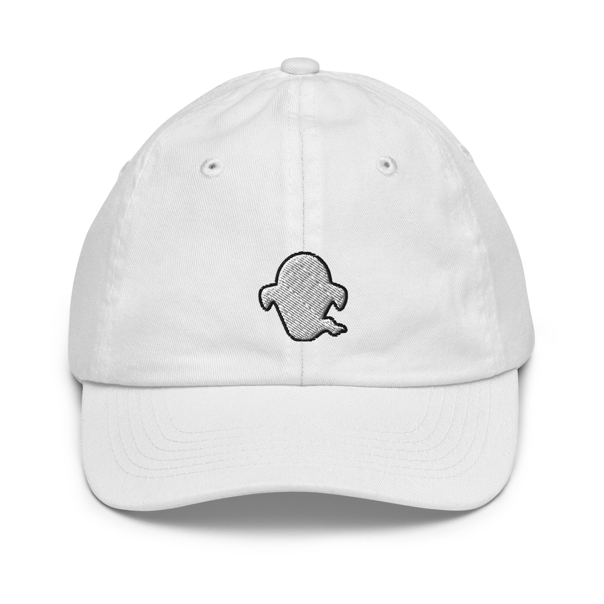 Kids Ghost Youth Baseball Cap, Embroidered Kids Hat, Childrens Hat Gift - Multiple Colors