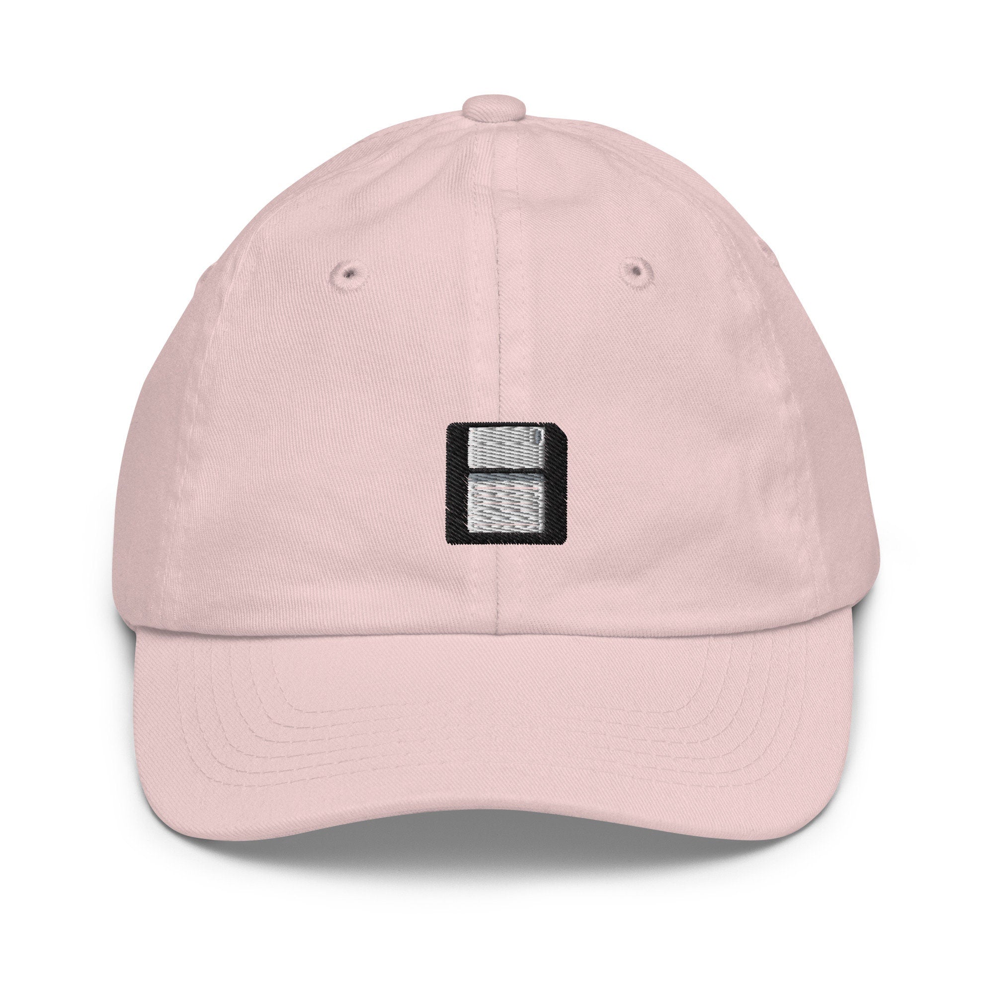 Kids Floppy Disk Youth Baseball Cap, Embroidered Kids Hat, Childrens Hat Gift - Multiple Colors