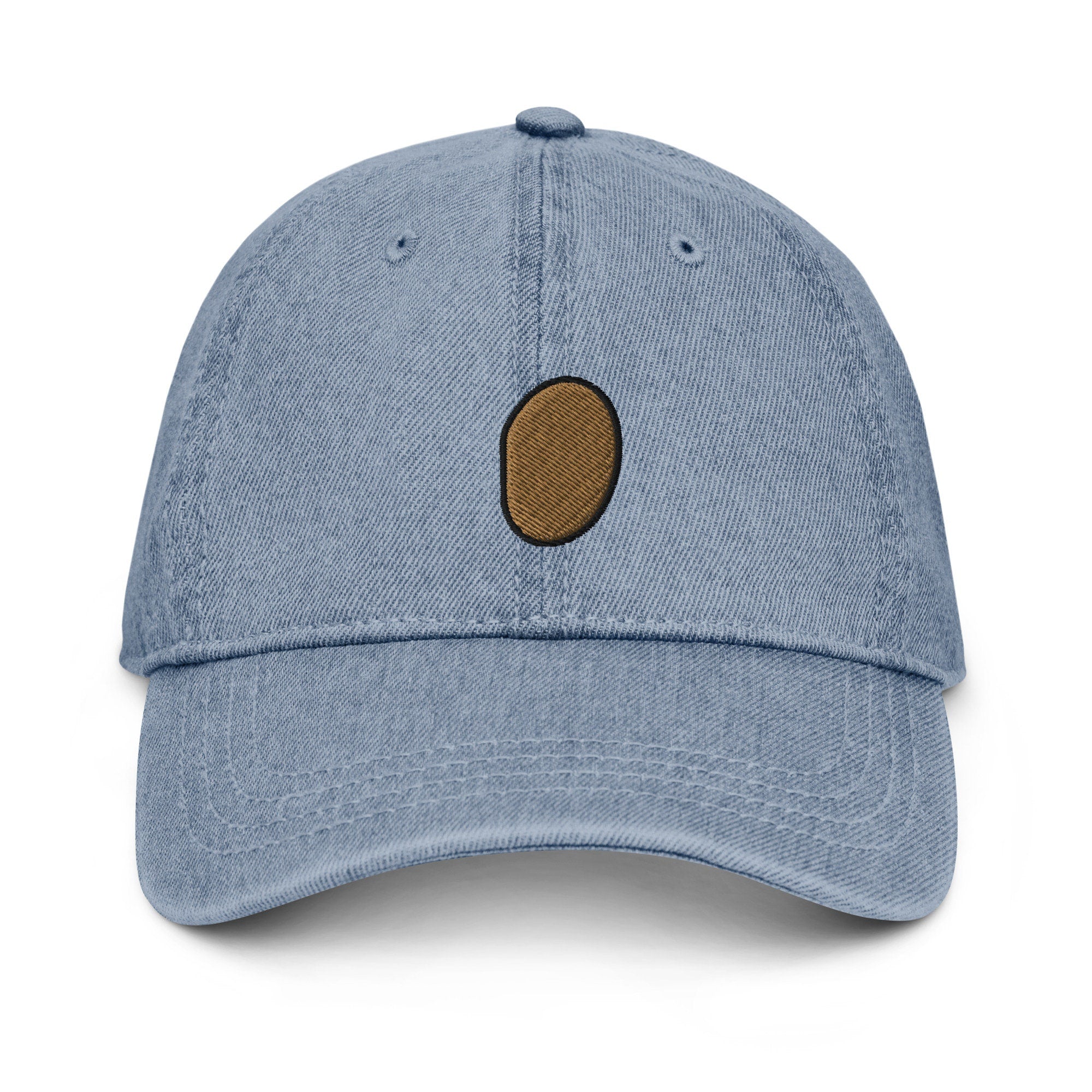 Potato Denim Hat, Premium Embroidered Denim Cap, Hat Embroidery Gift - Multiple Colors