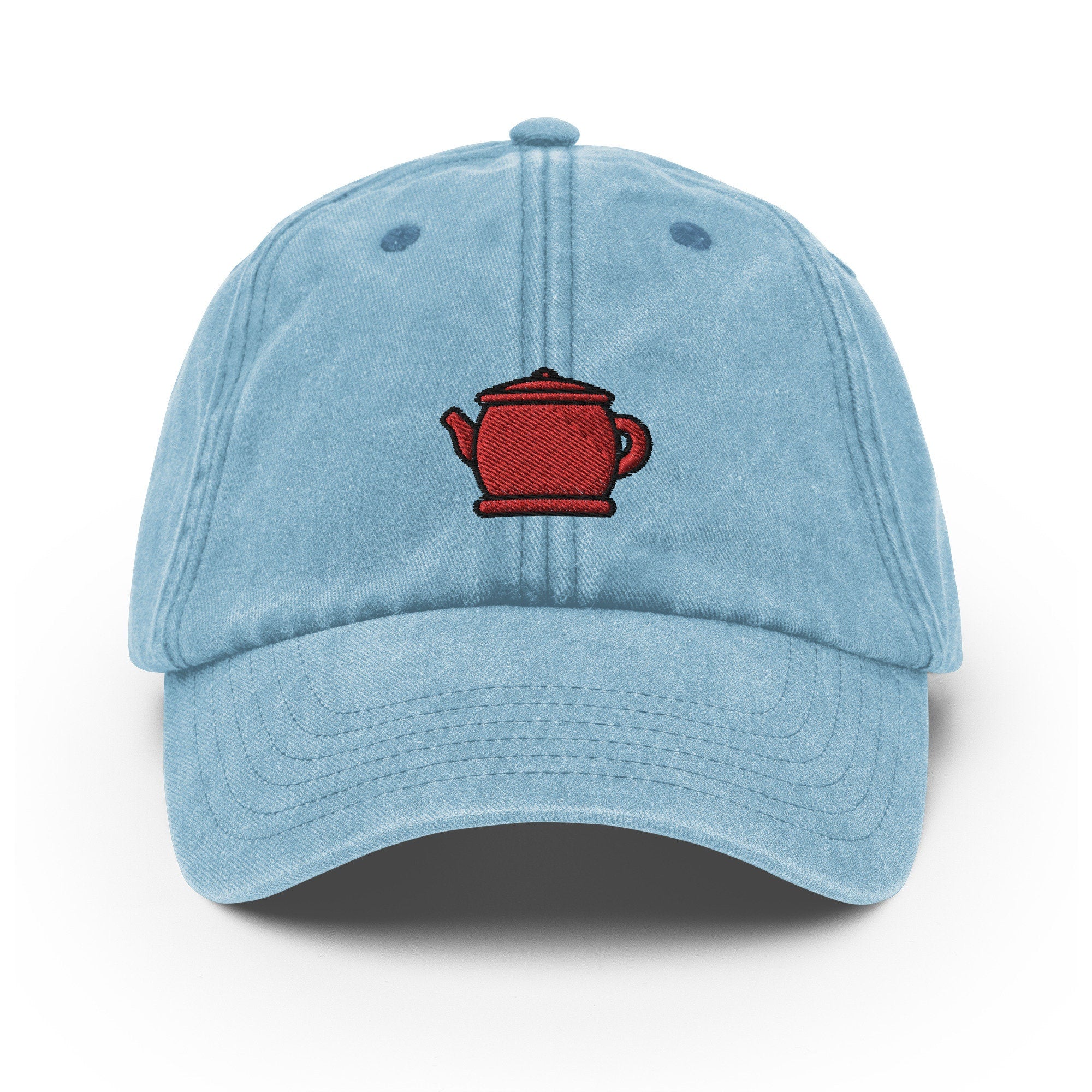 Teapot Vintage Hat, Aged Dad Cap, Faded Baseball Cap Gift - Multiple Colors