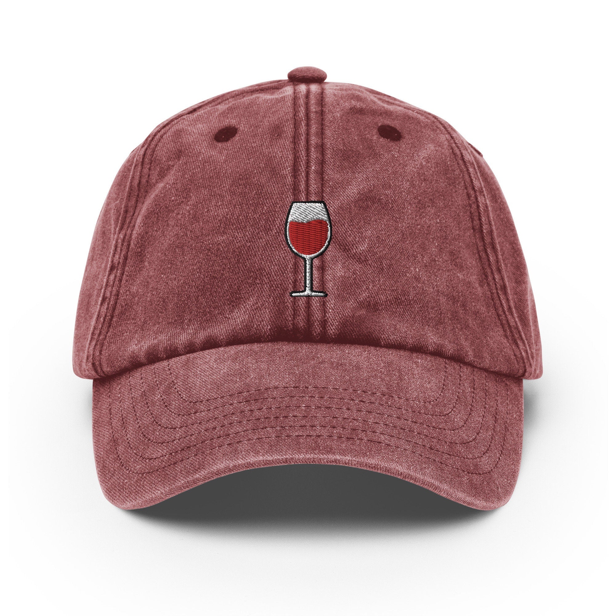 Wine Vintage Hat, Aged Dad Cap, Faded Baseball Cap Gift - Multiple Colors