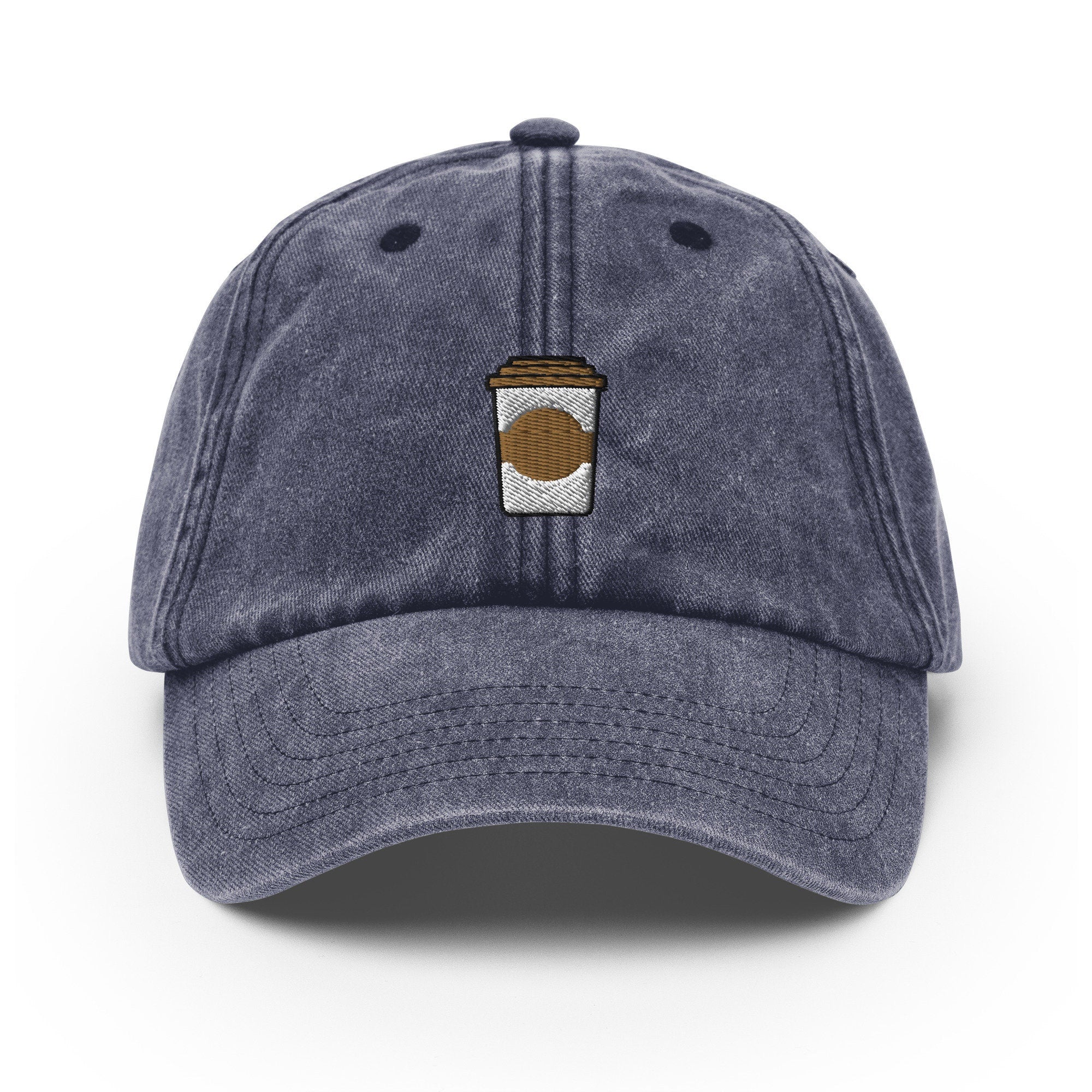 Coffee Vintage Hat, Aged Dad Cap, Faded Baseball Cap Gift - Multiple Colors