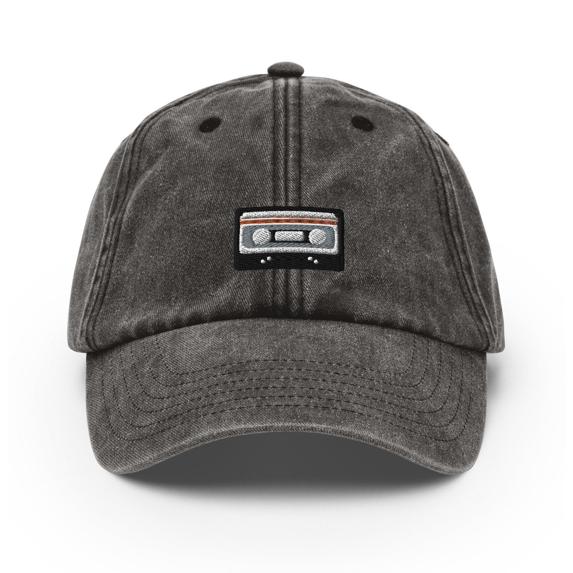Tape Vintage Hat, Aged Dad Cap, Faded Baseball Cap Gift - Multiple Colors