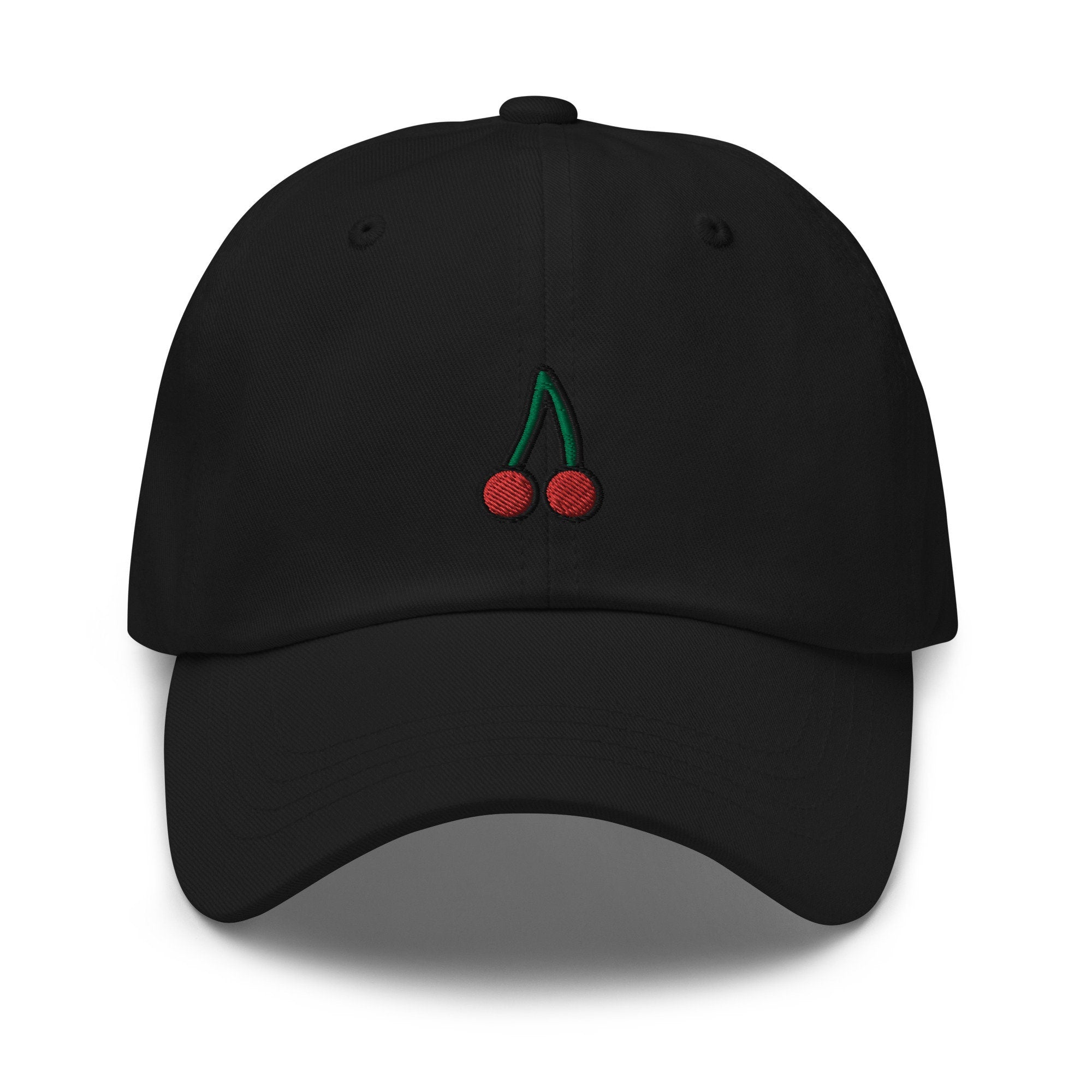 Cherry Embroidered Dad Hat