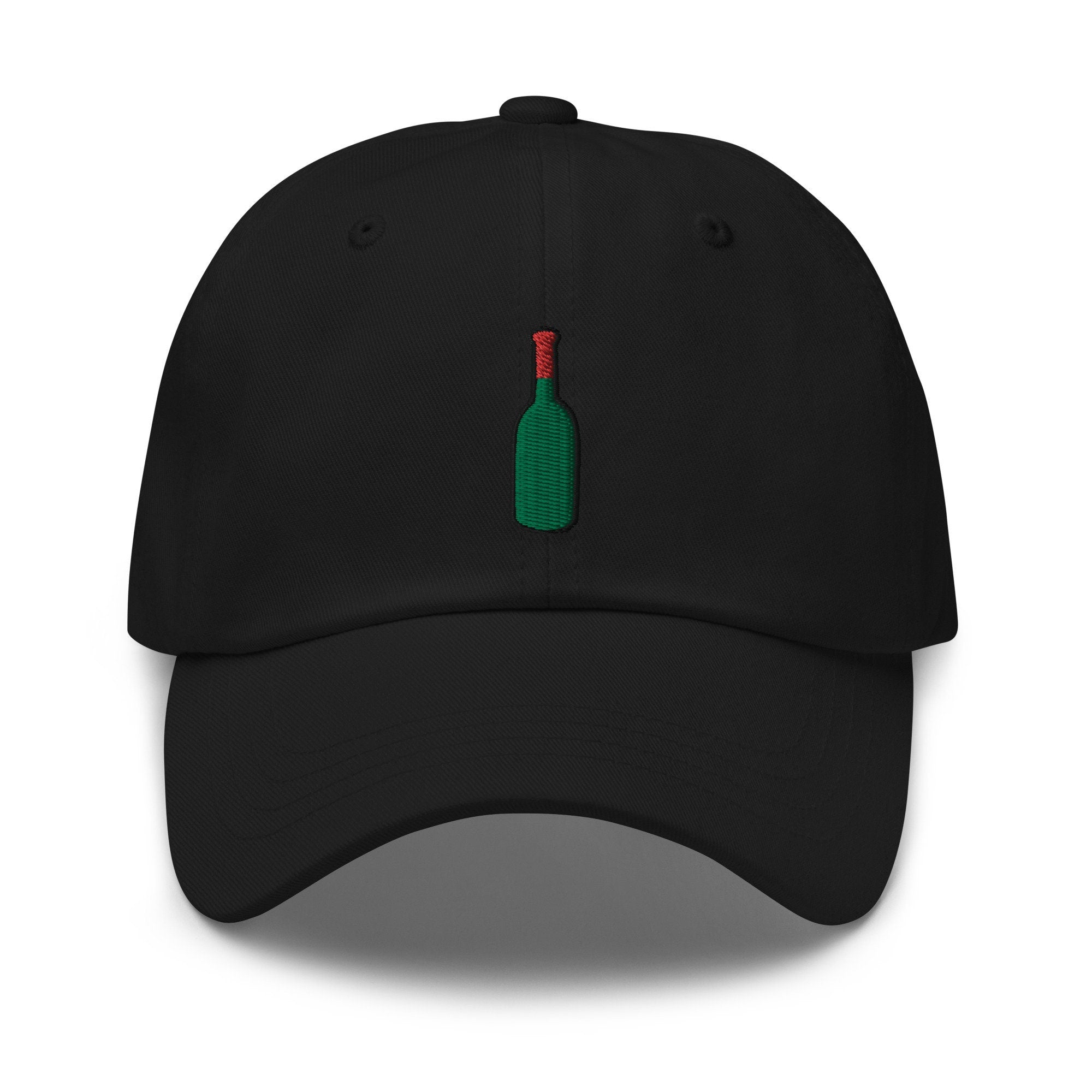 Wine Bottle Embroidered Dad Hat