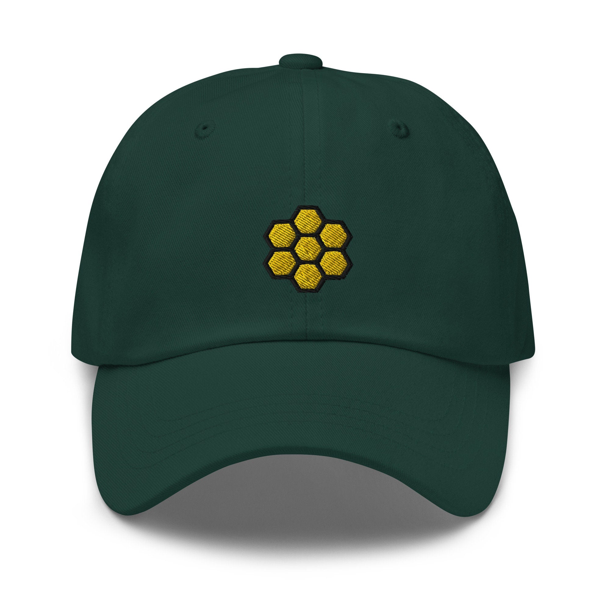 Honeycomb Embroidered Dad Hat
