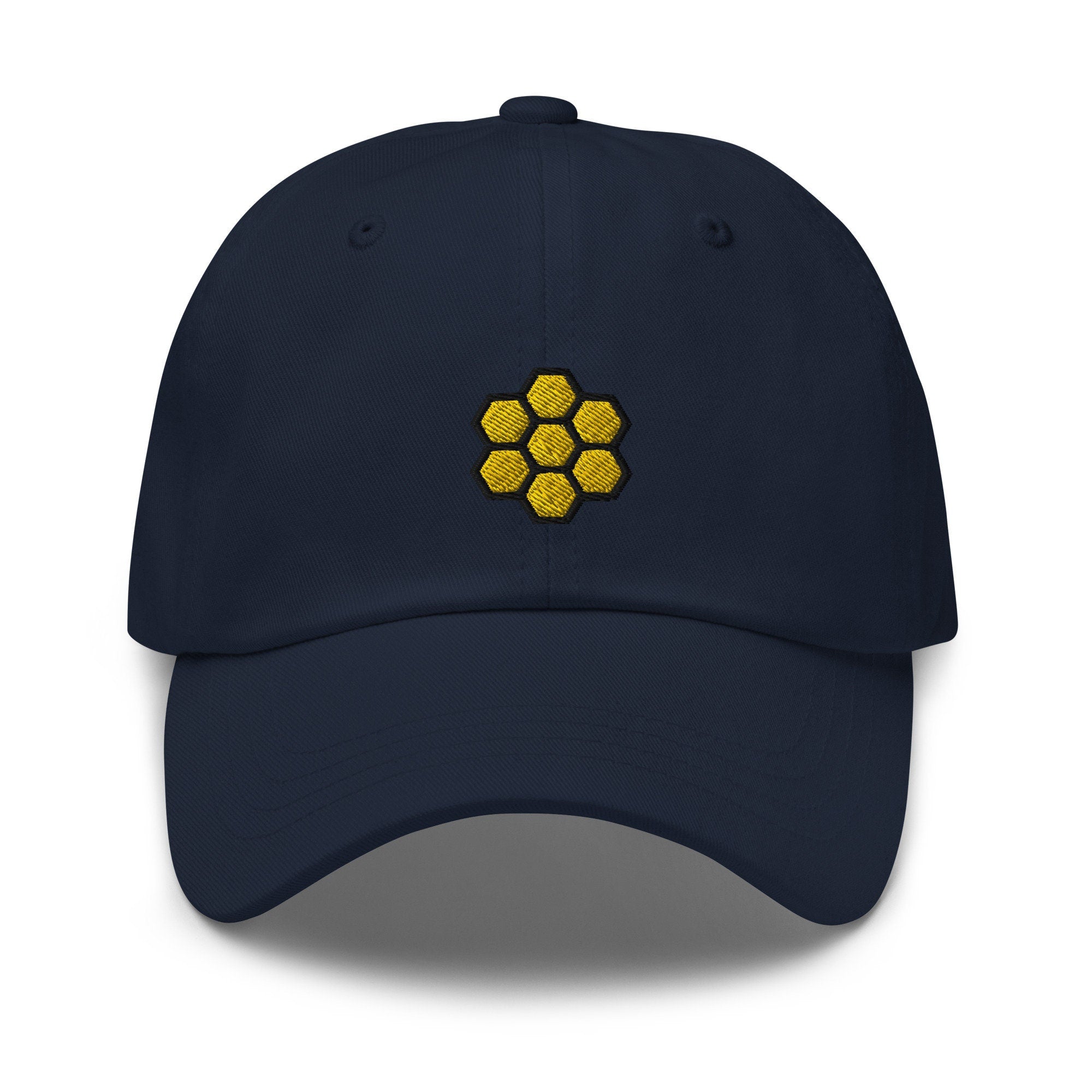 Honeycomb Embroidered Dad Hat