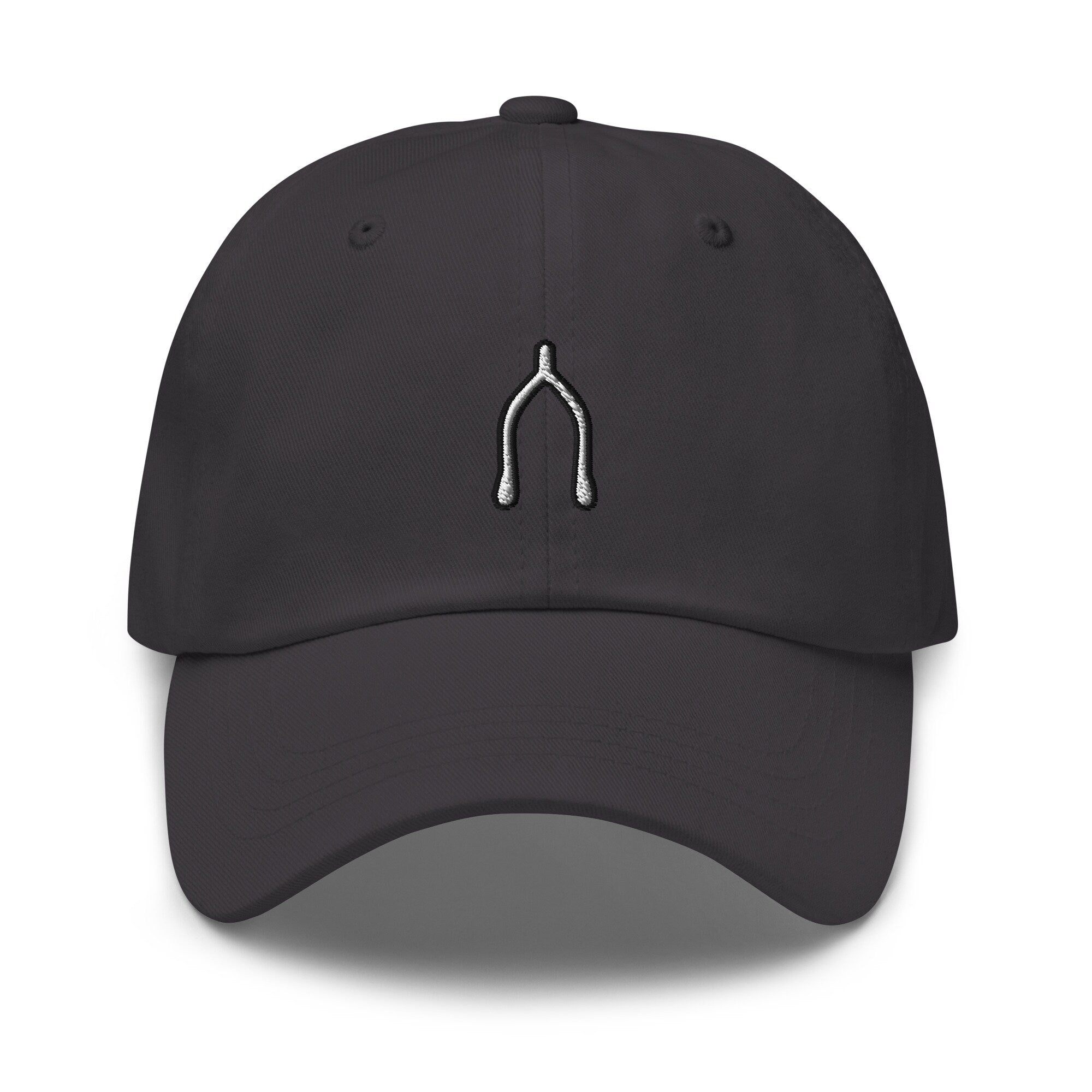 Wishbone Embroidered Dad Hat