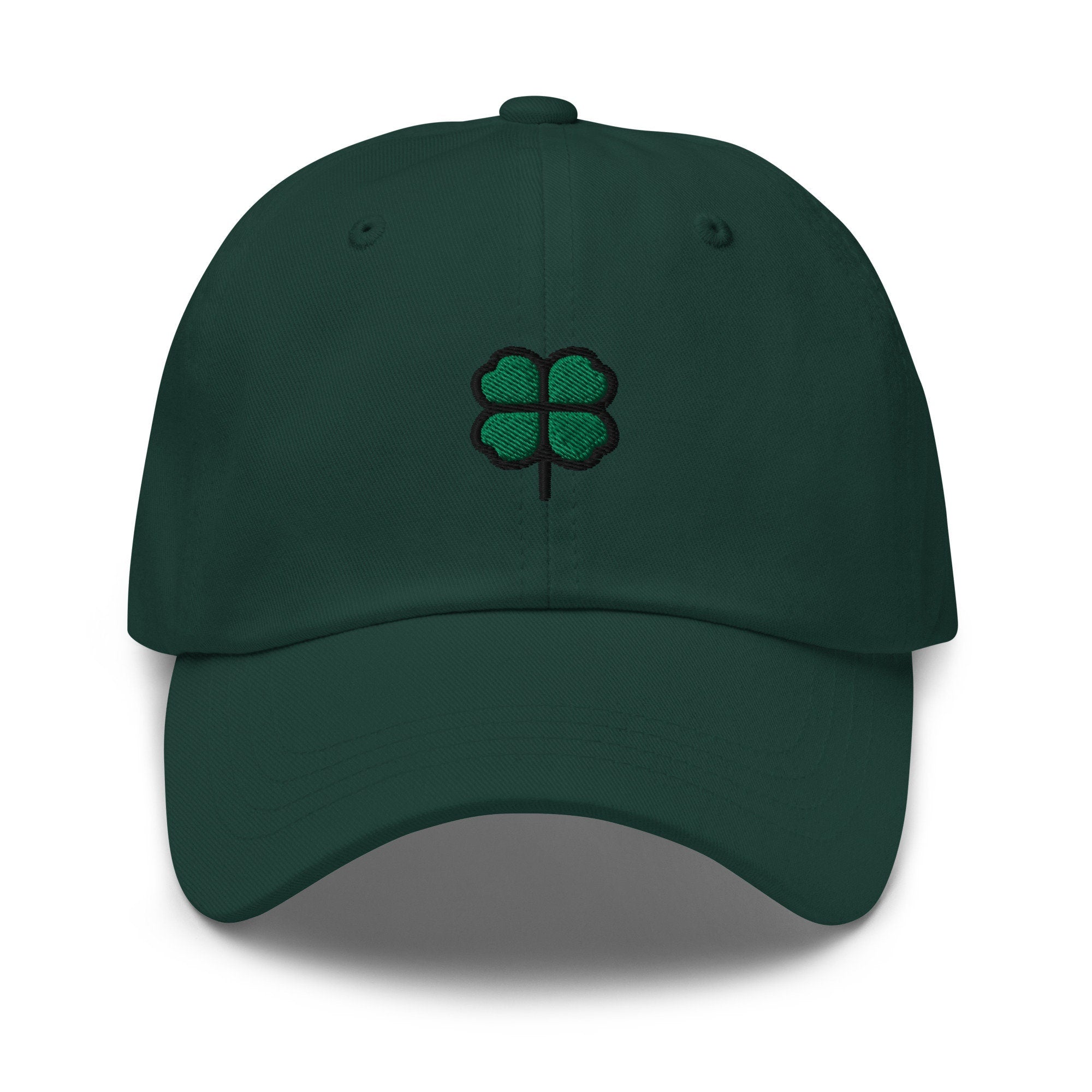 Four Leaf Clover Embroidered Dad Hat