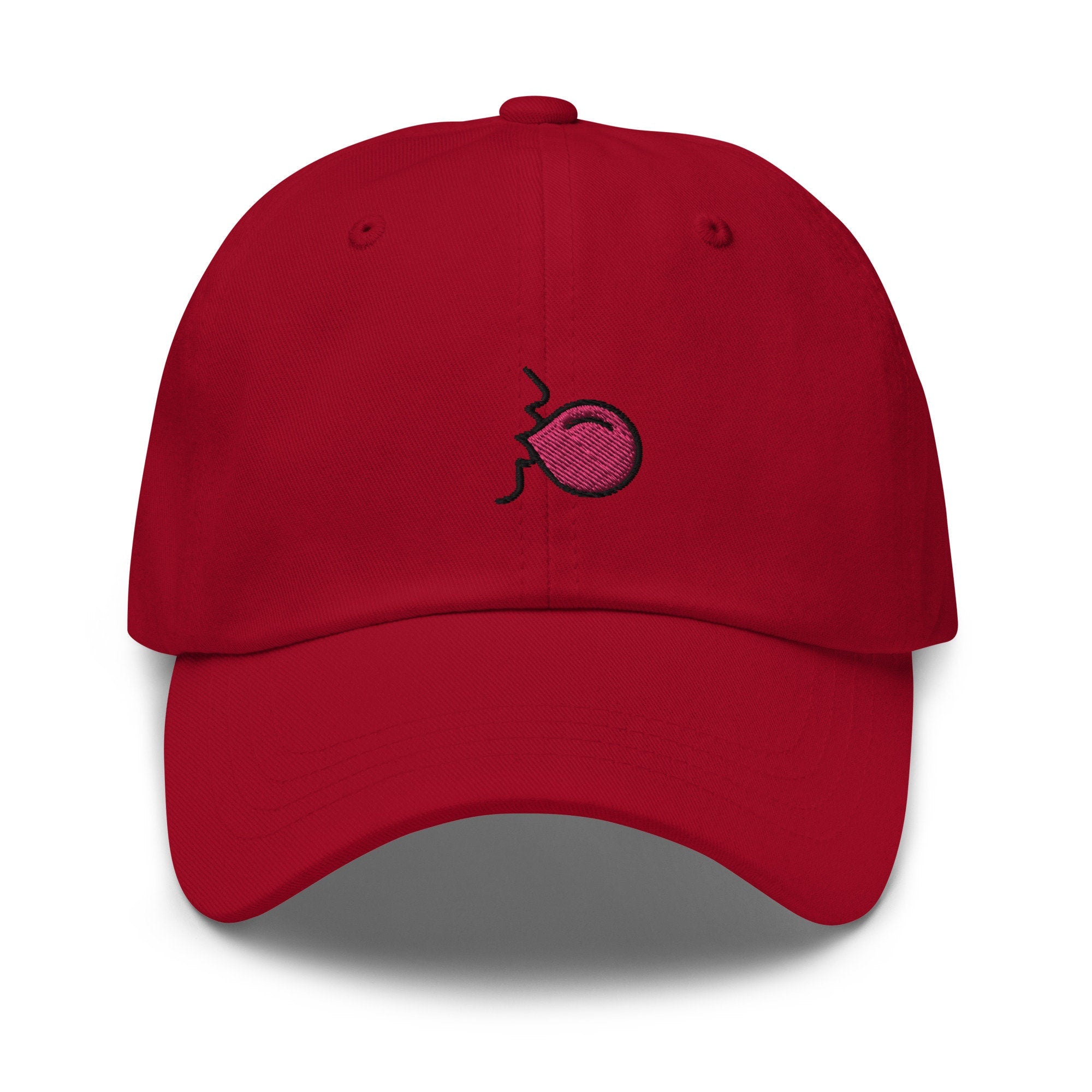 Bubble Gum Embroidered Dad Hat