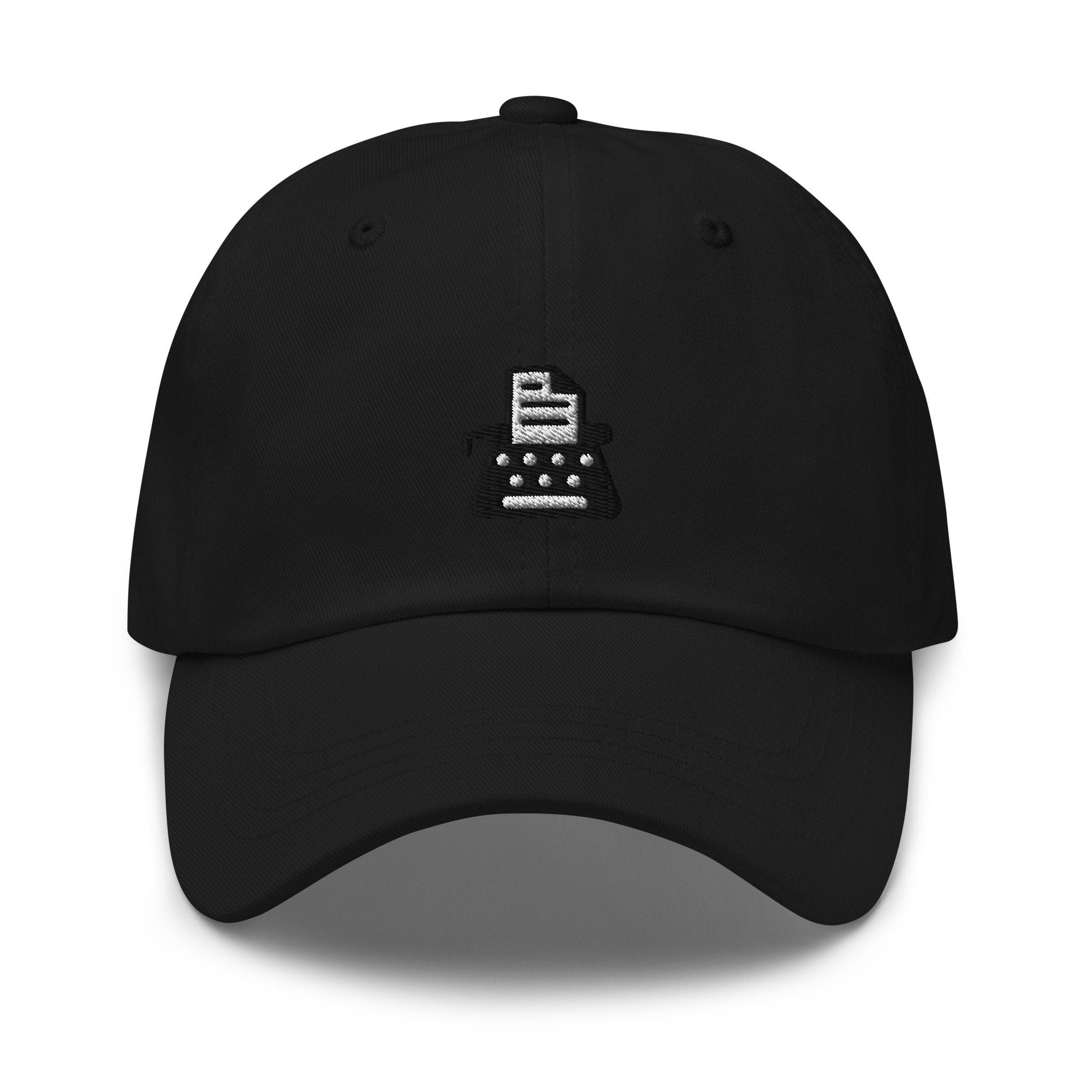 Typewriter Embroidered Dad Hat