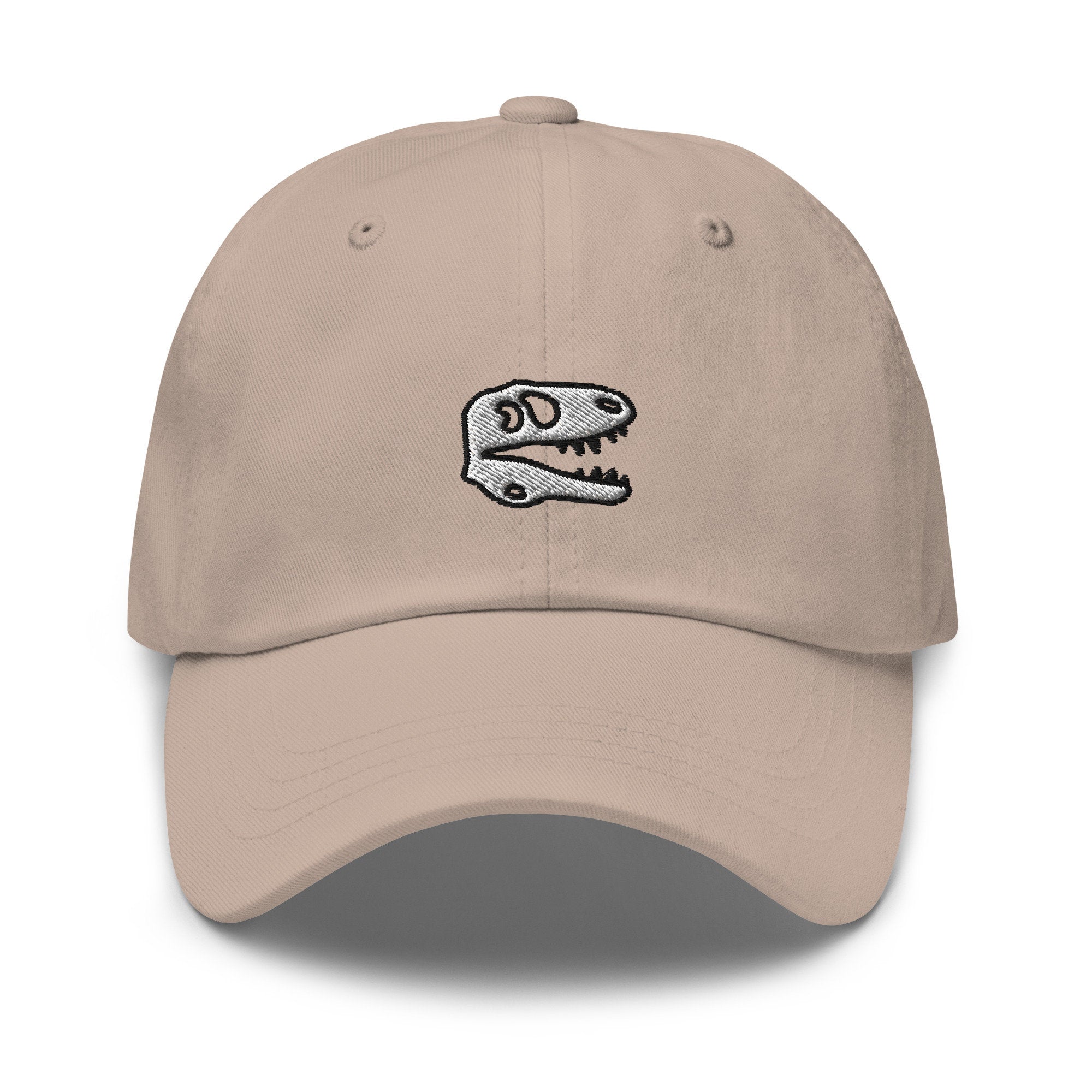 T-Rex Skeleton Embroidered Dad Hat