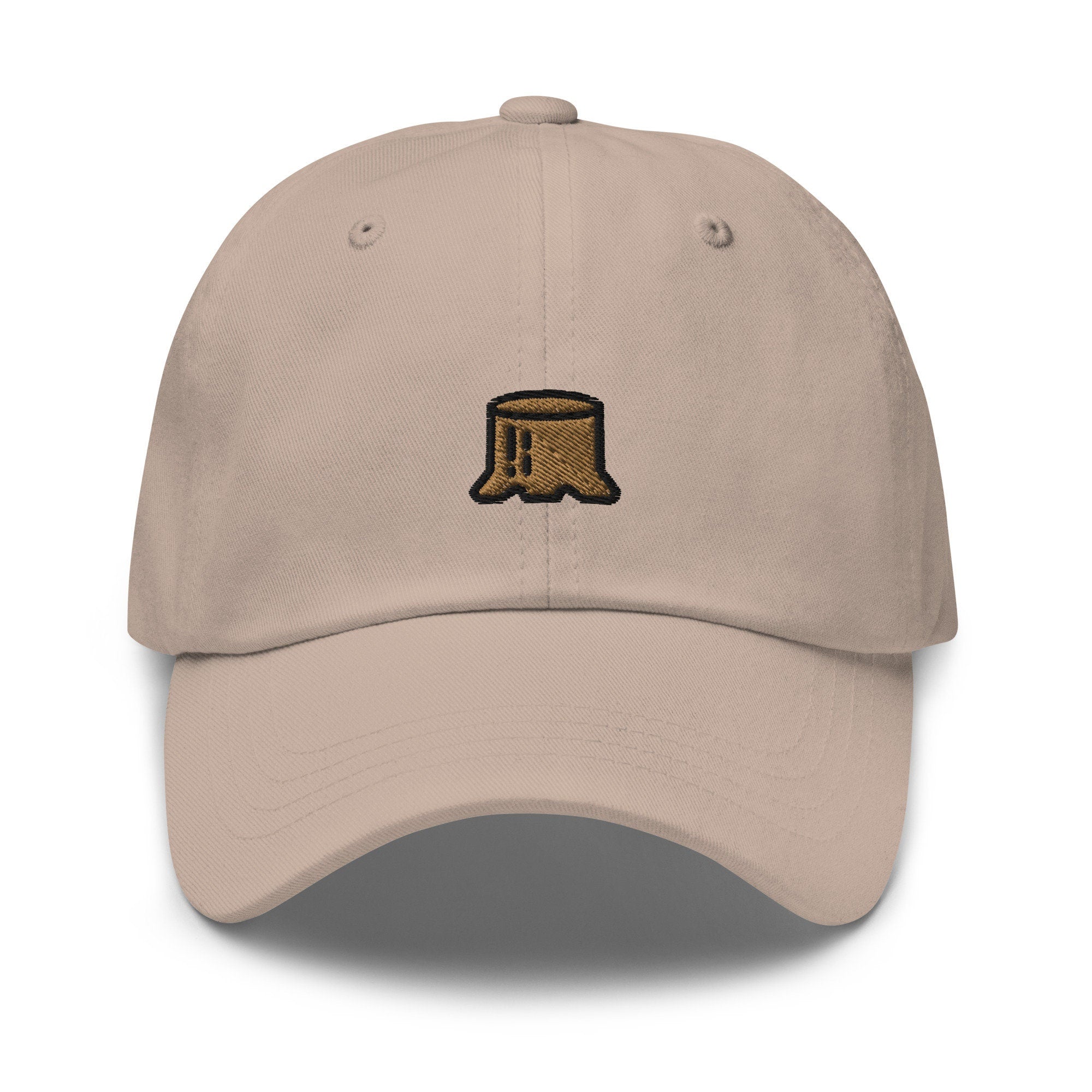 Tree Stump Embroidered Dad Hat