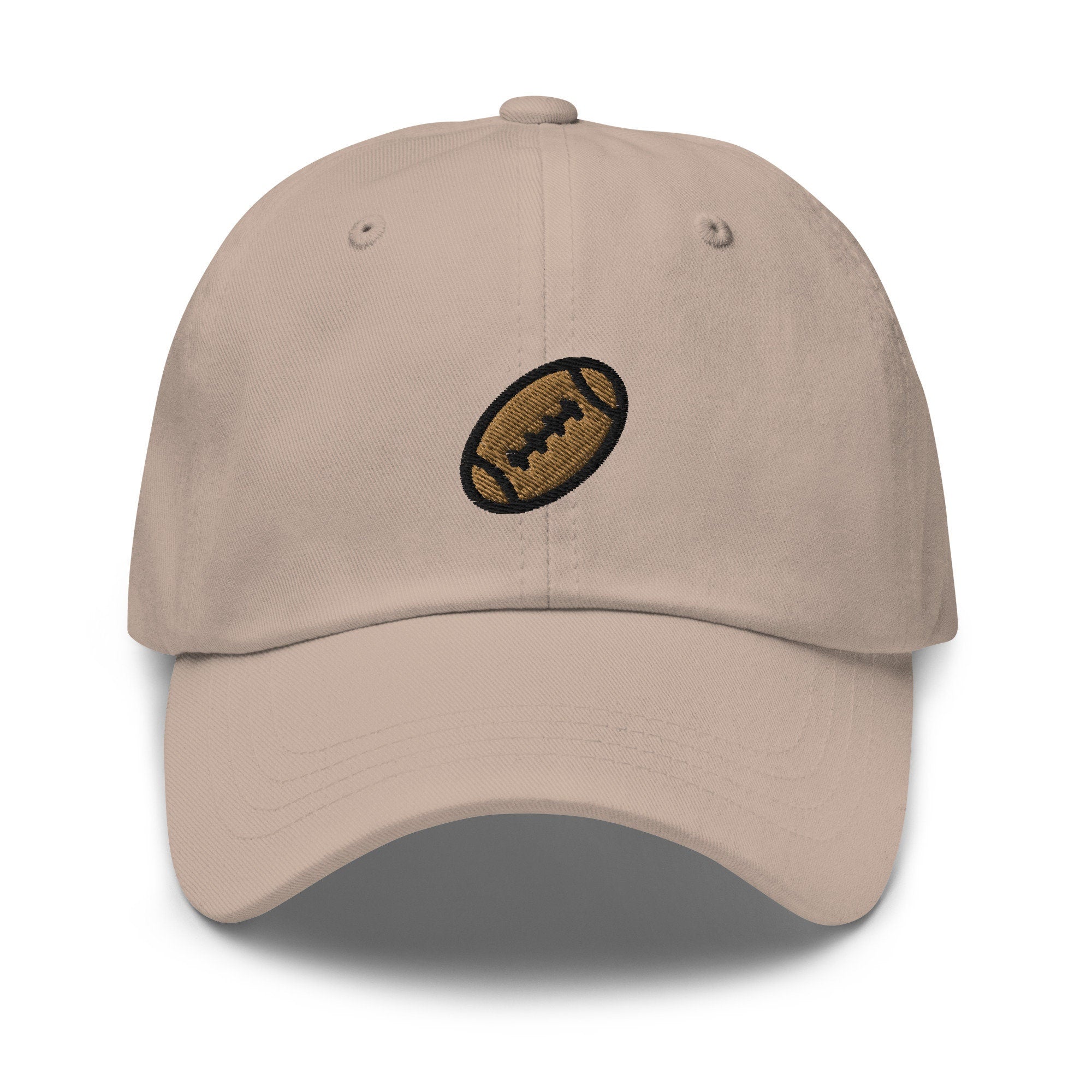 Rugby Ball Embroidered Dad Hat