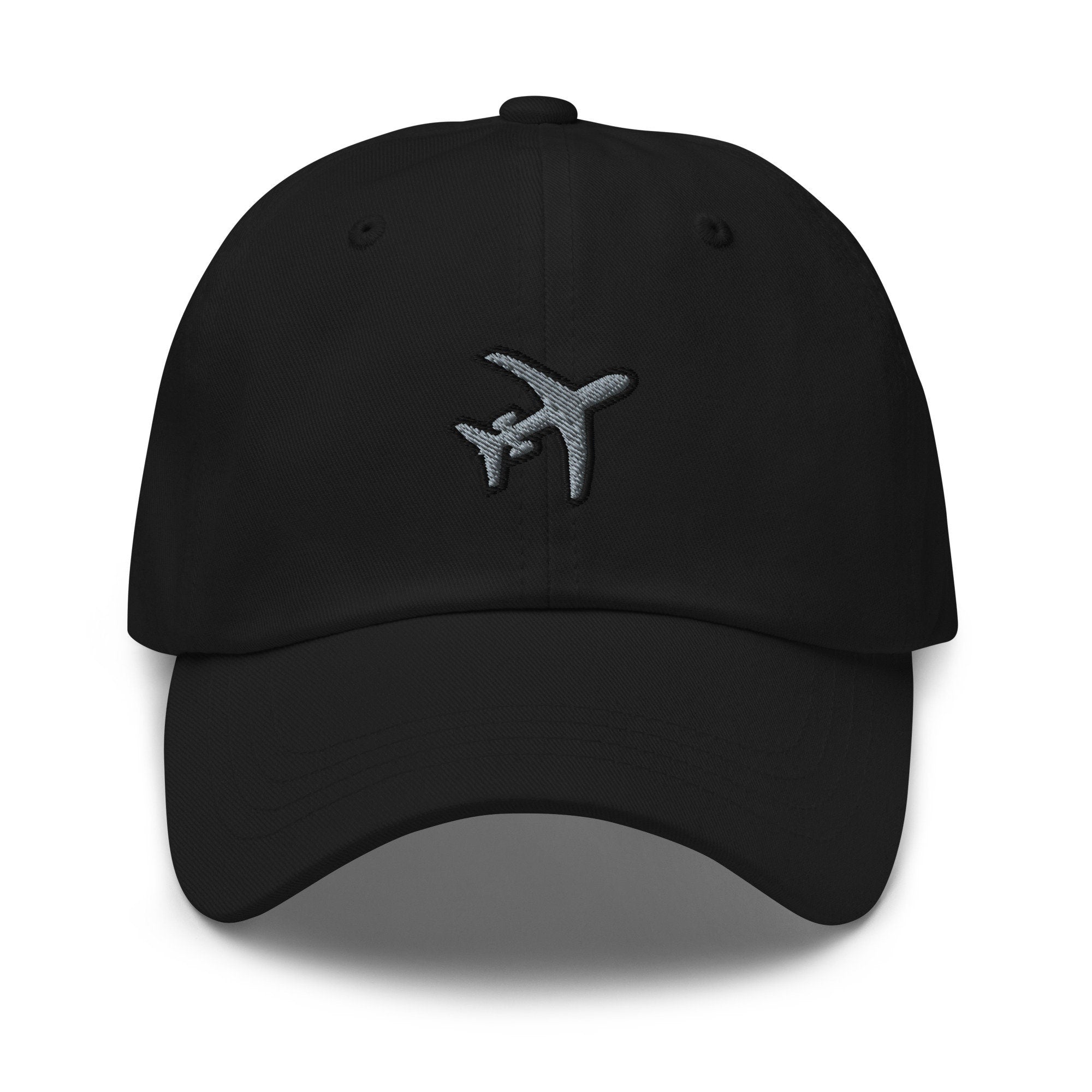 Airplane Embroidered Dad Hat