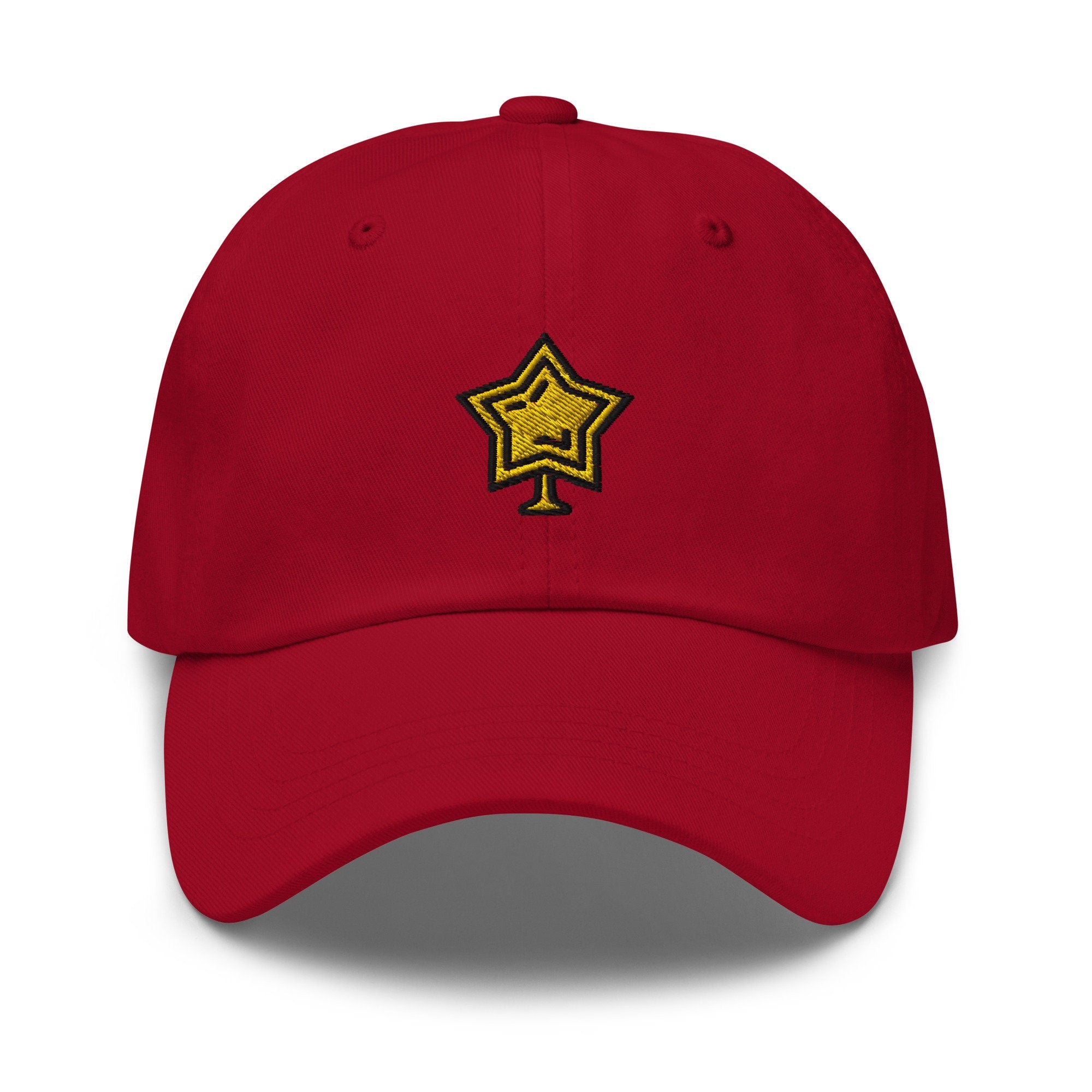 Christmas Tree Star Embroidered Dad Hat