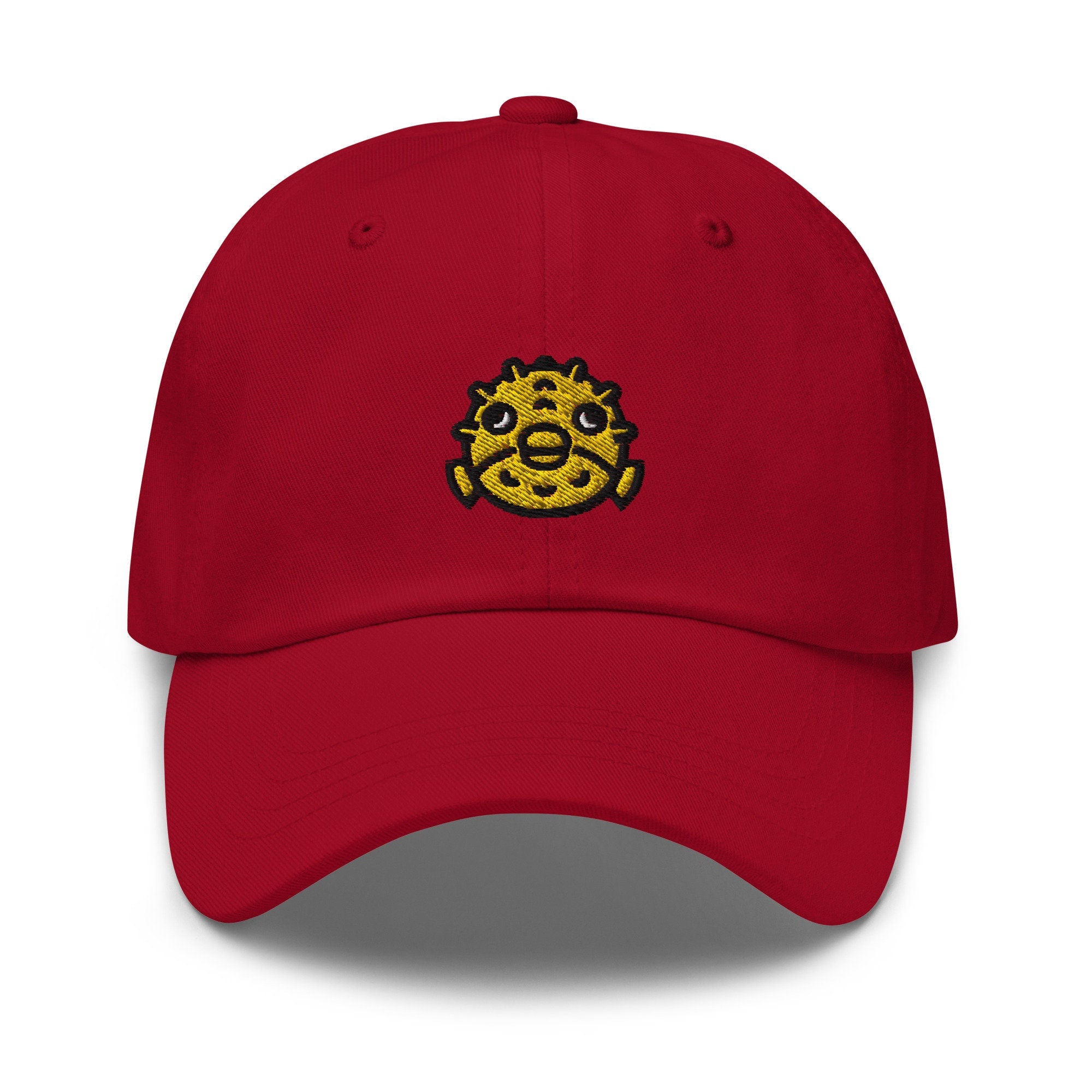 Puffer Fish Embroidered Dad Hat