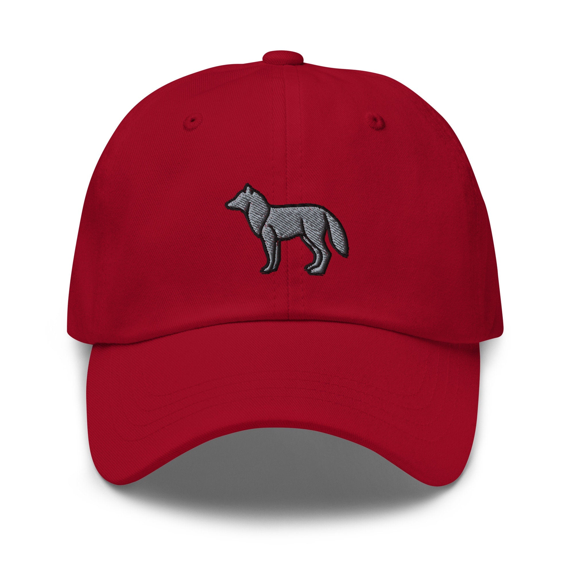Wolf Embroidered Dad Hat