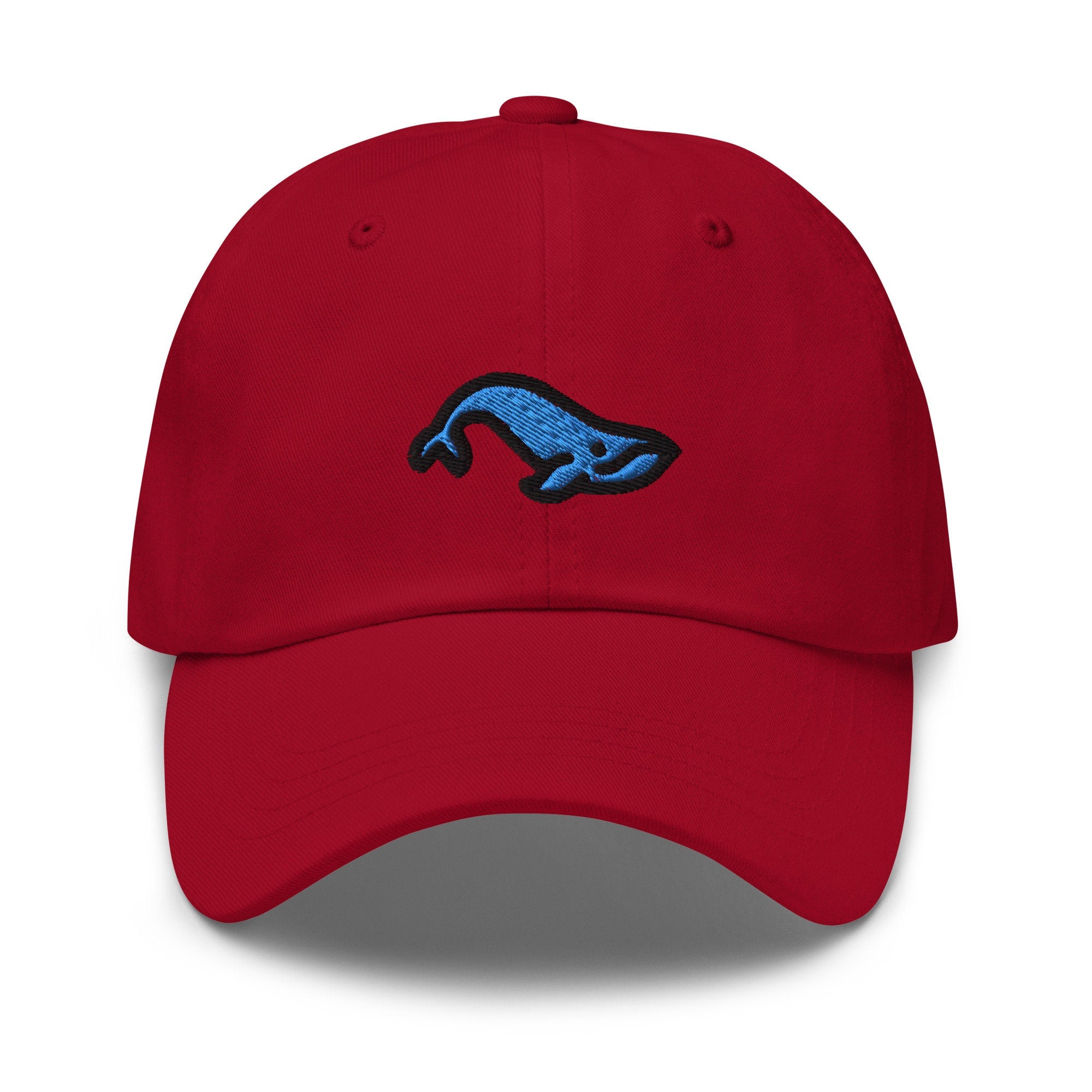 Blue Whale Embroidered Dad Hat