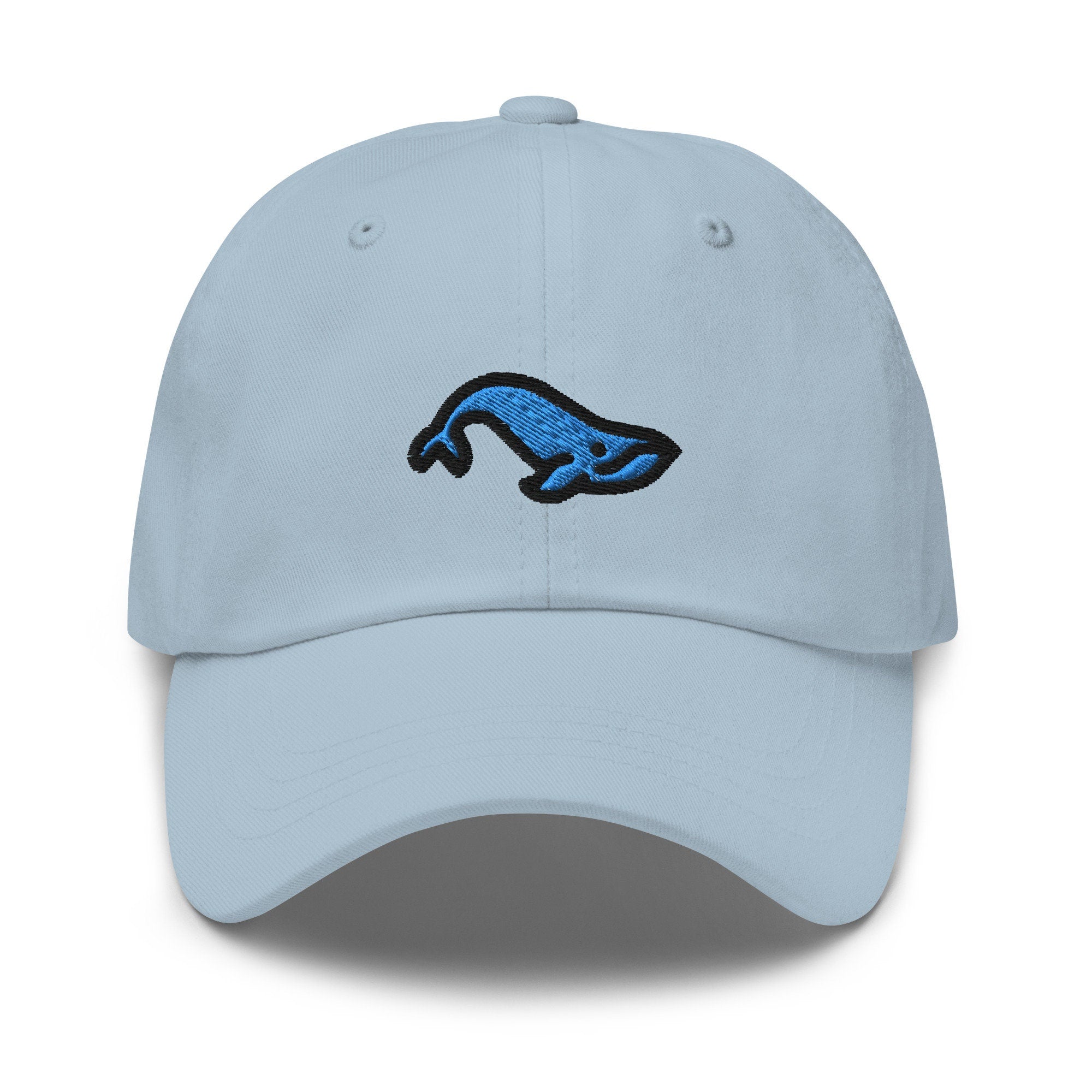 Blue Whale Embroidered Dad Hat