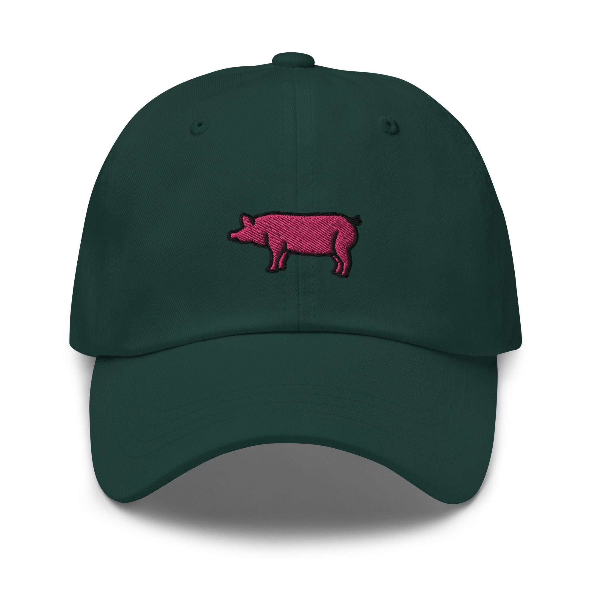 Pig Embroidered Dad Hat