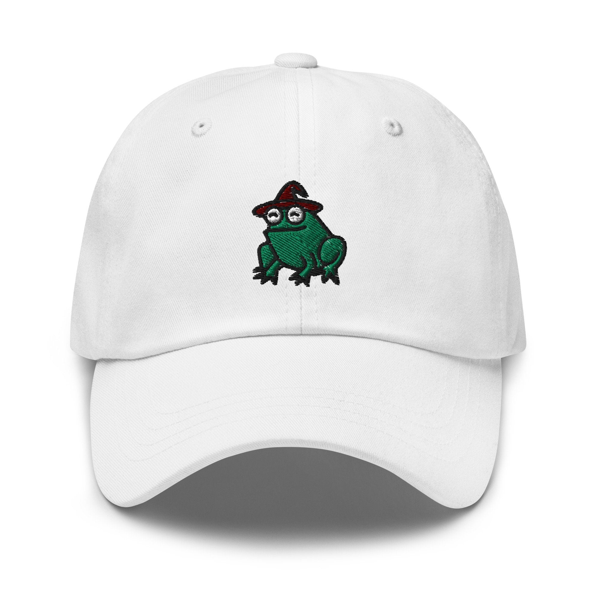 Wizard Frog Embroidered Dad Hat