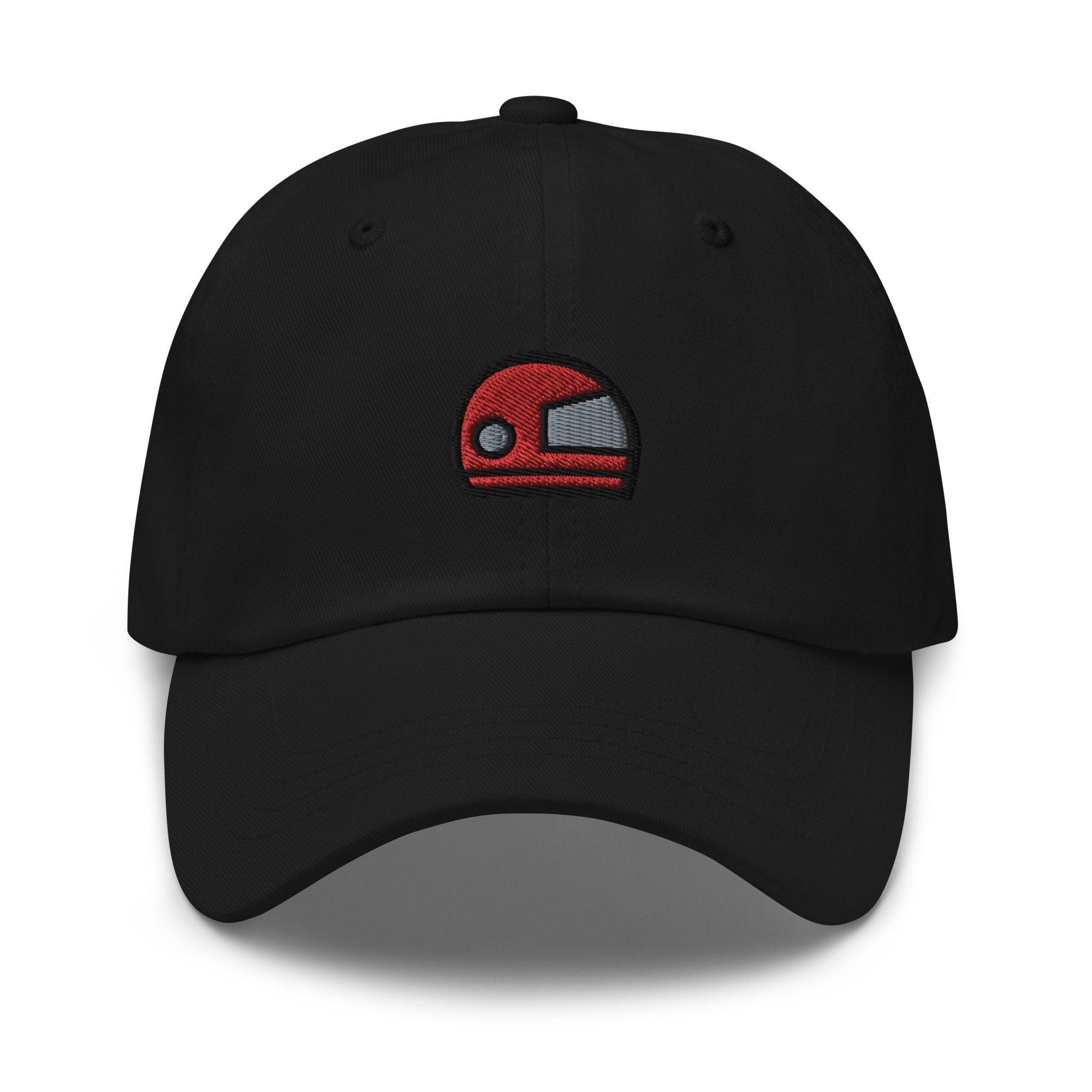 Race Helmet Embroidered Dad Hat