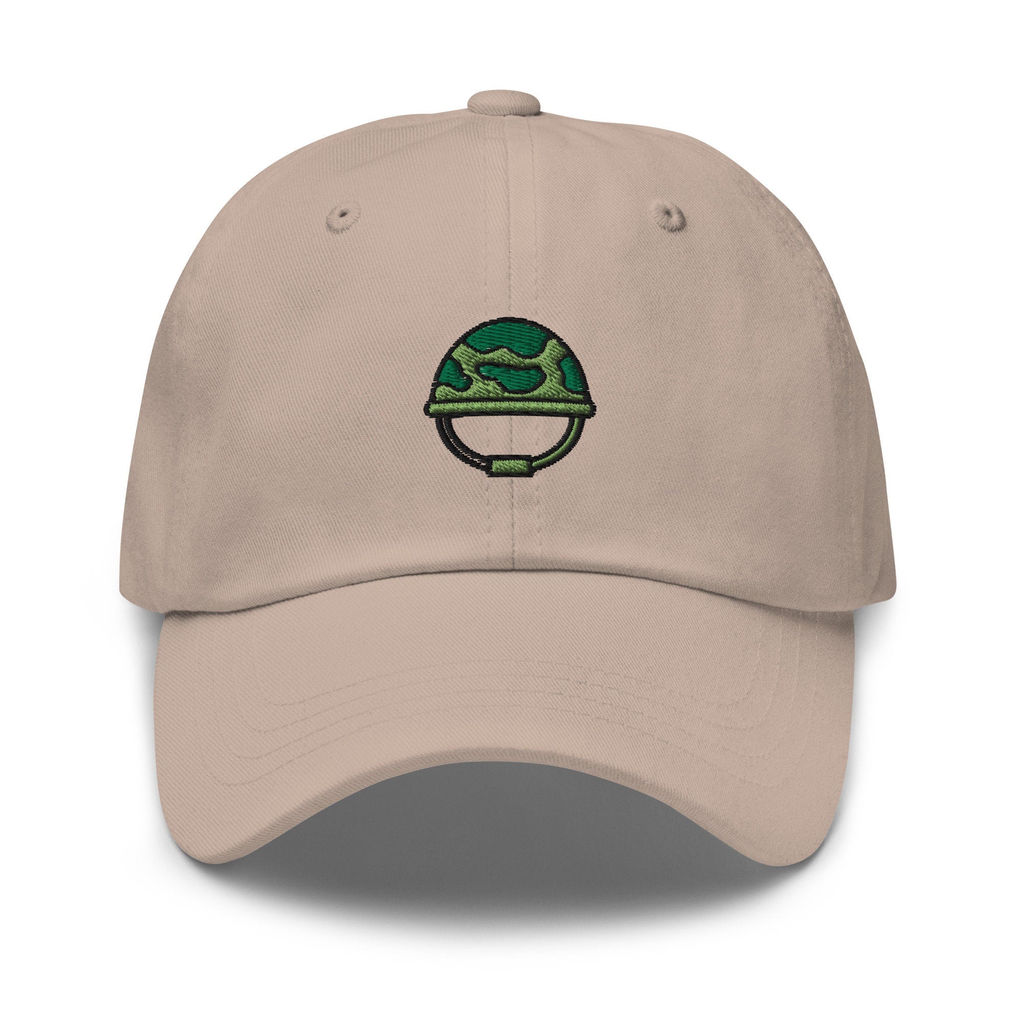 Army Helmet Embroidered Dad Hat
