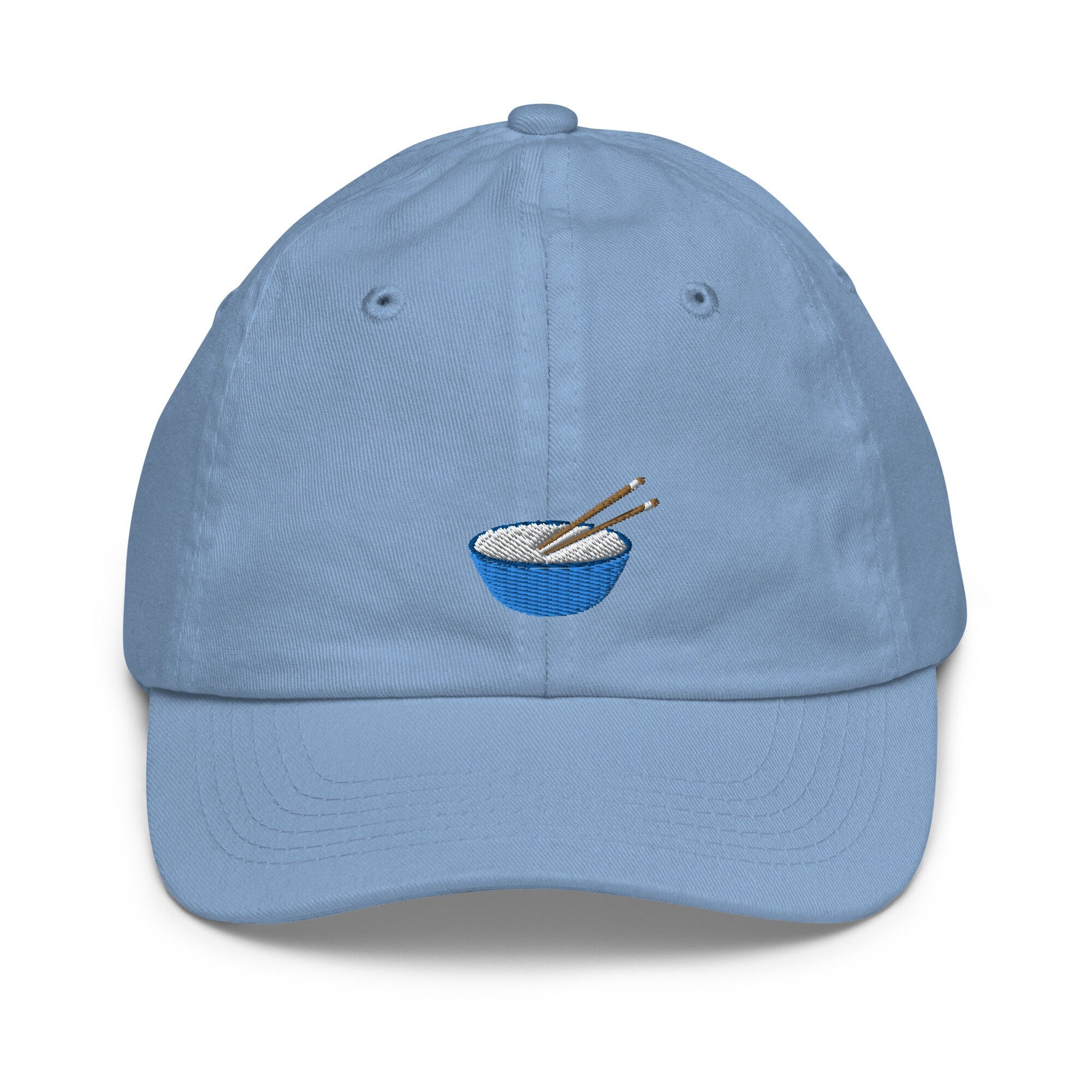 Kids Bowl of Rice Youth Baseball Cap, Embroidered Kids Hat, Childrens Hat Gift - Multiple Colors