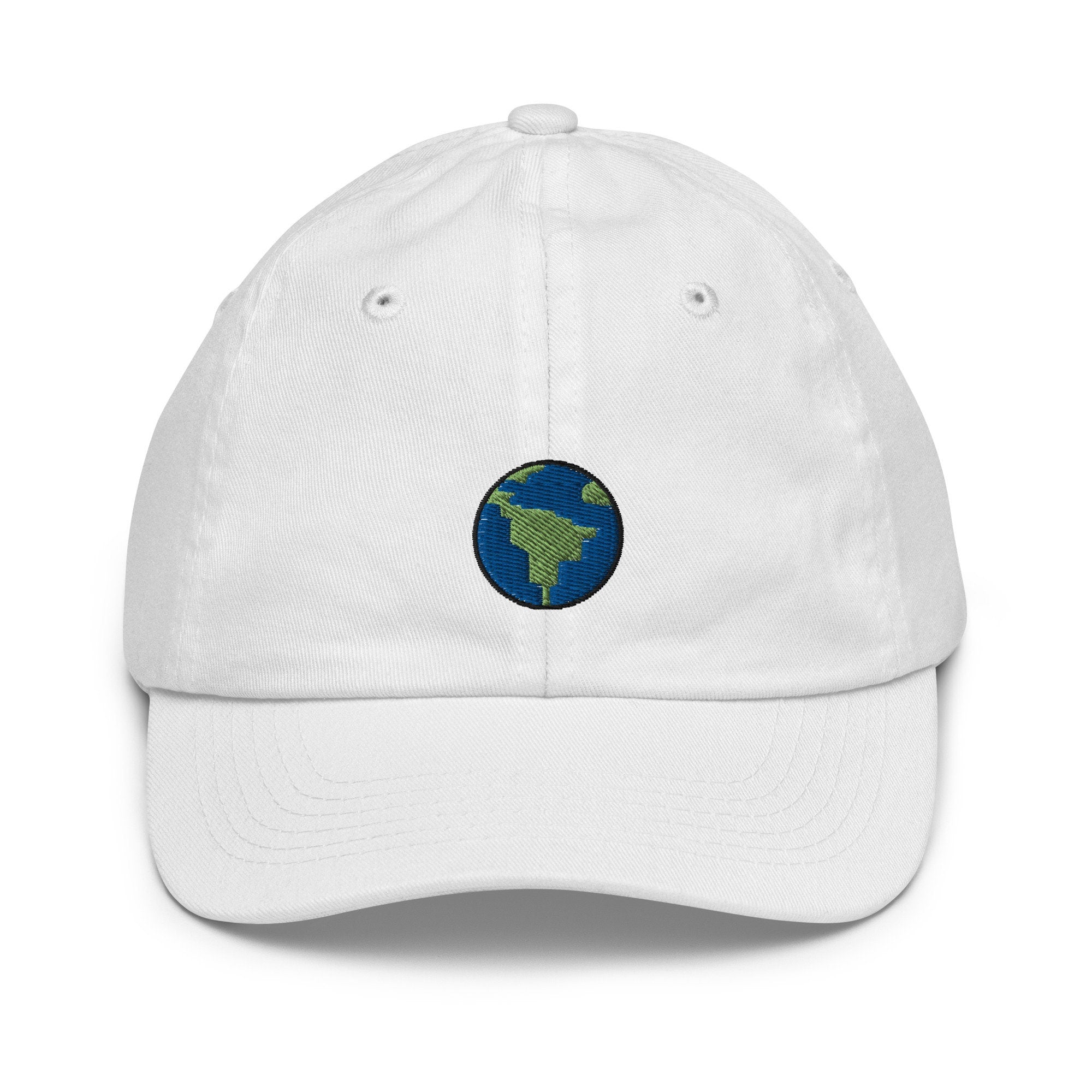 Kids Planet Earth Youth Baseball Cap, Embroidered Kids Hat, Childrens Hat Gift - Multiple Colors