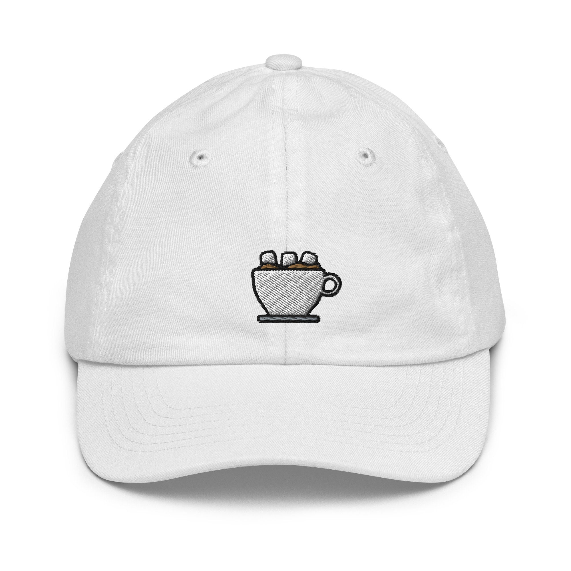 Kids Hot Chocolate Youth Baseball Cap, Embroidered Kids Hat, Childrens Hat Gift - Multiple Colors