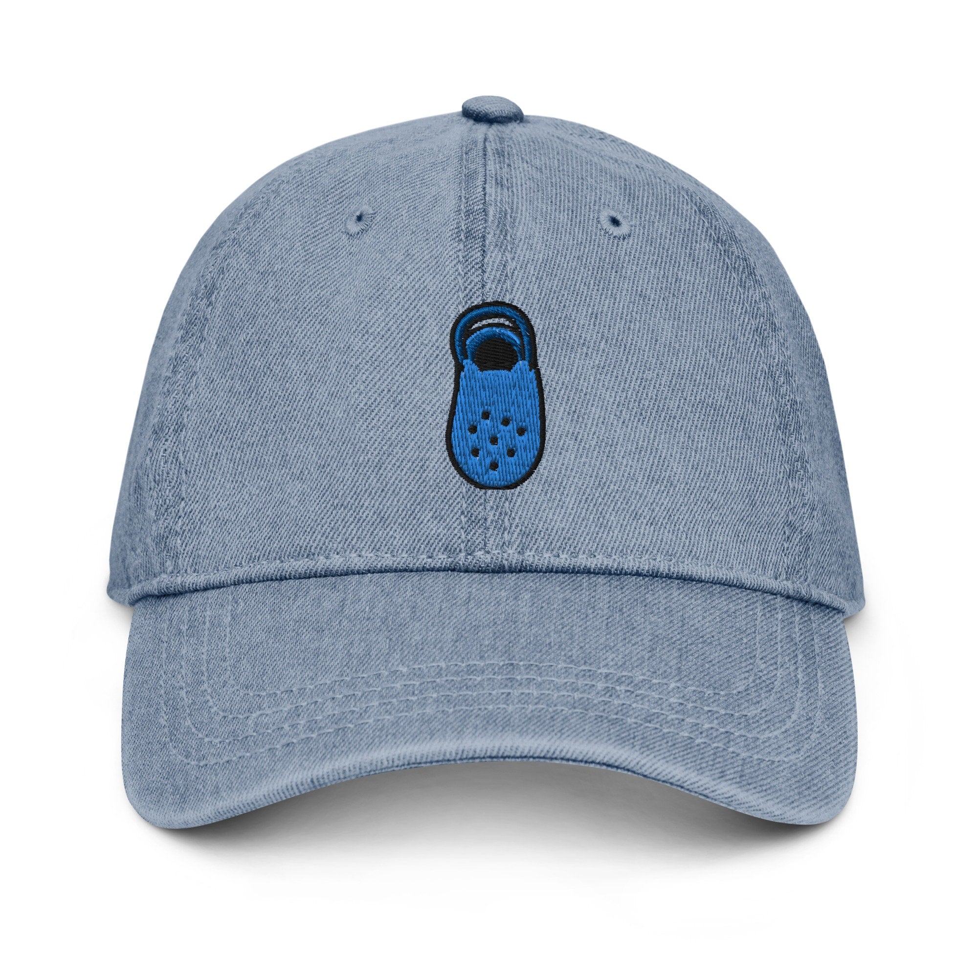 Crock Denim Hat, Premium Embroidered Denim Cap, Hat Embroidery Gift - Multiple Colors