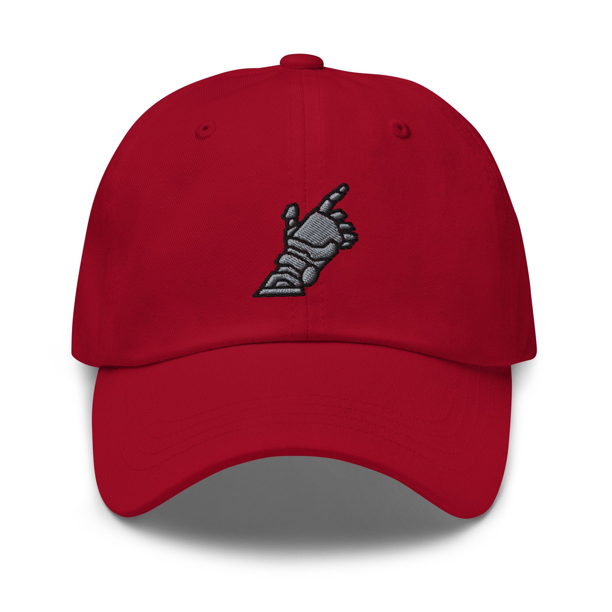 Robot Hand Embroidered Dad Hat
