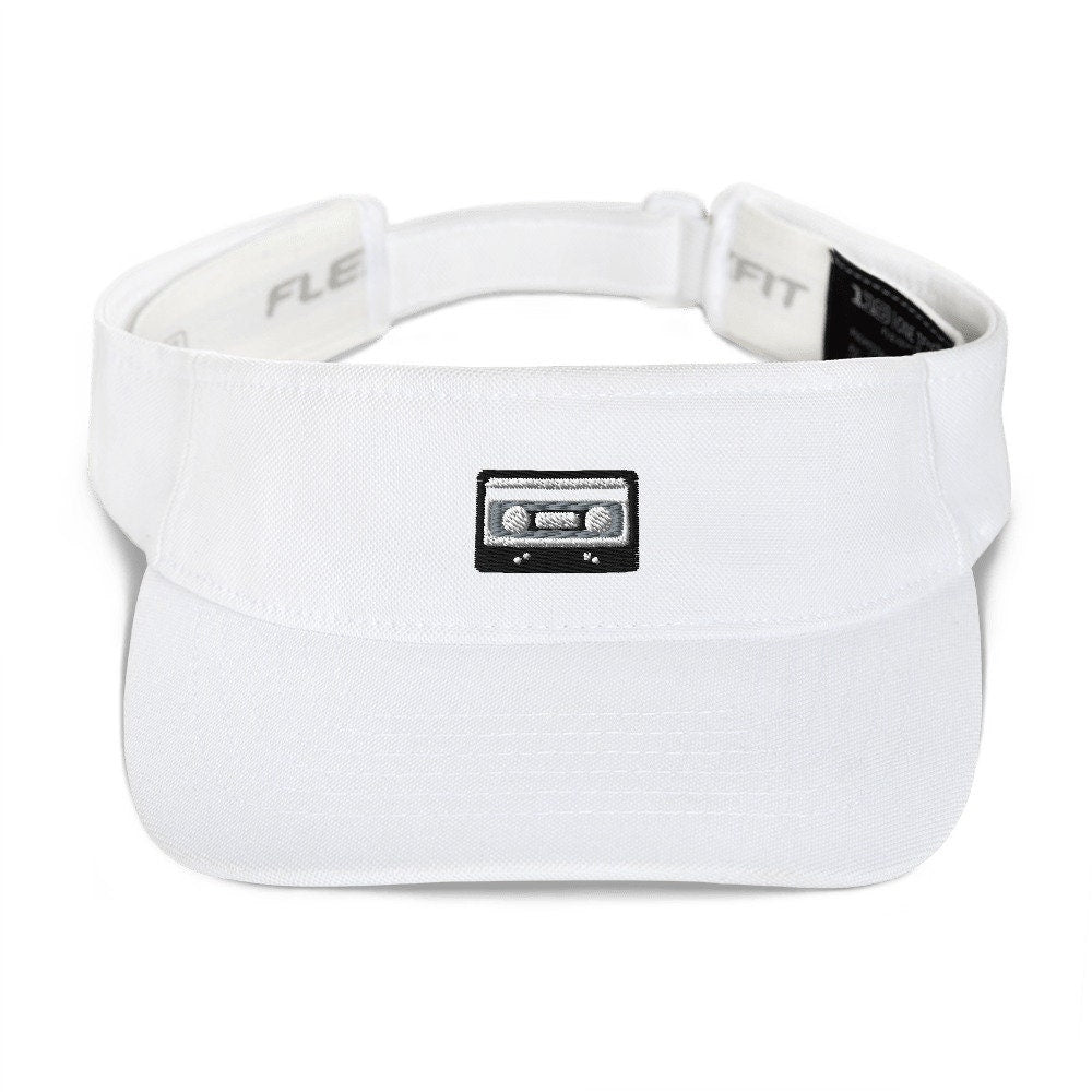 Tape Embroidered Visor, Premium Summer Visor, Adjustable Beach Sun Hat - Multiple Colors