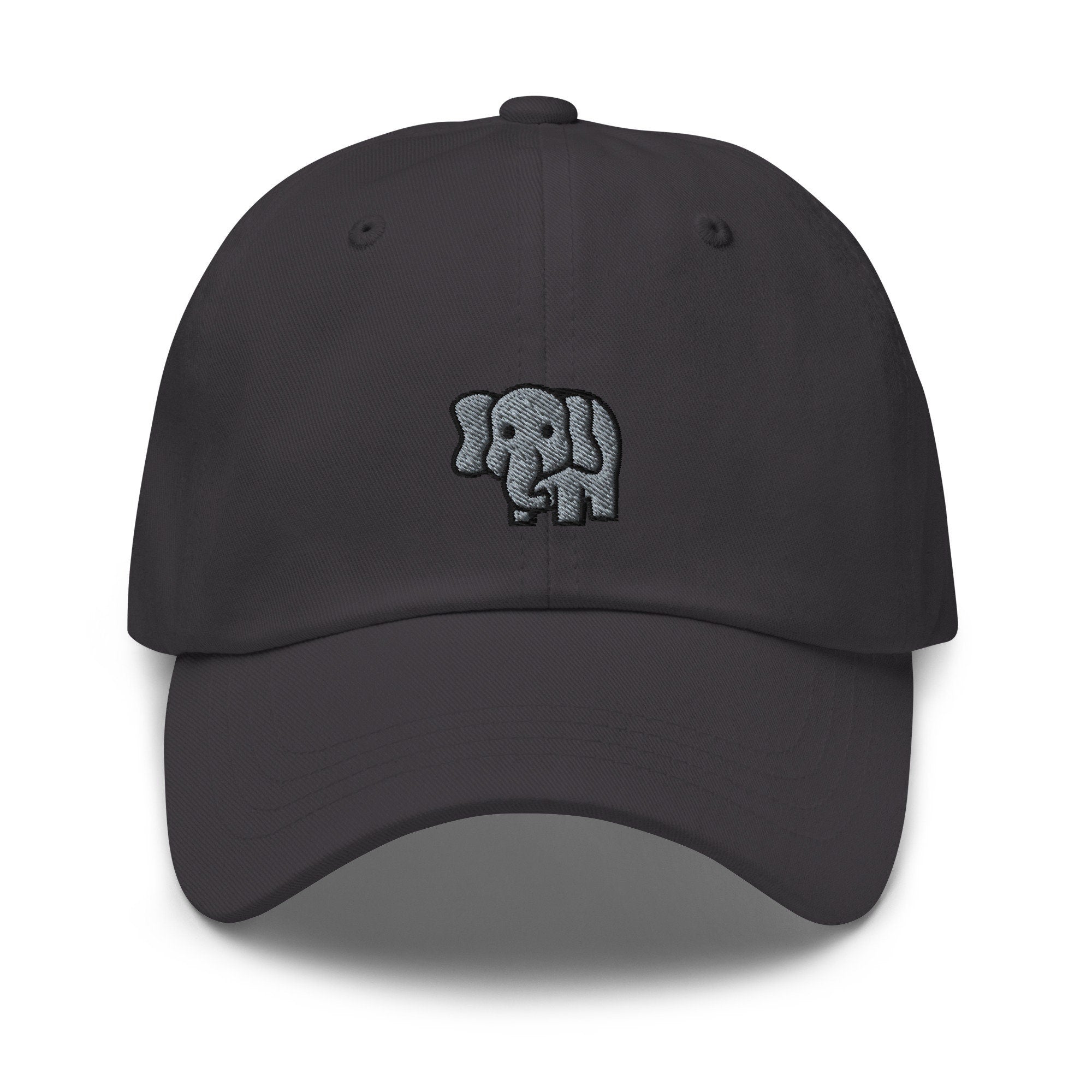 Elephant Embroidered Dad Hat