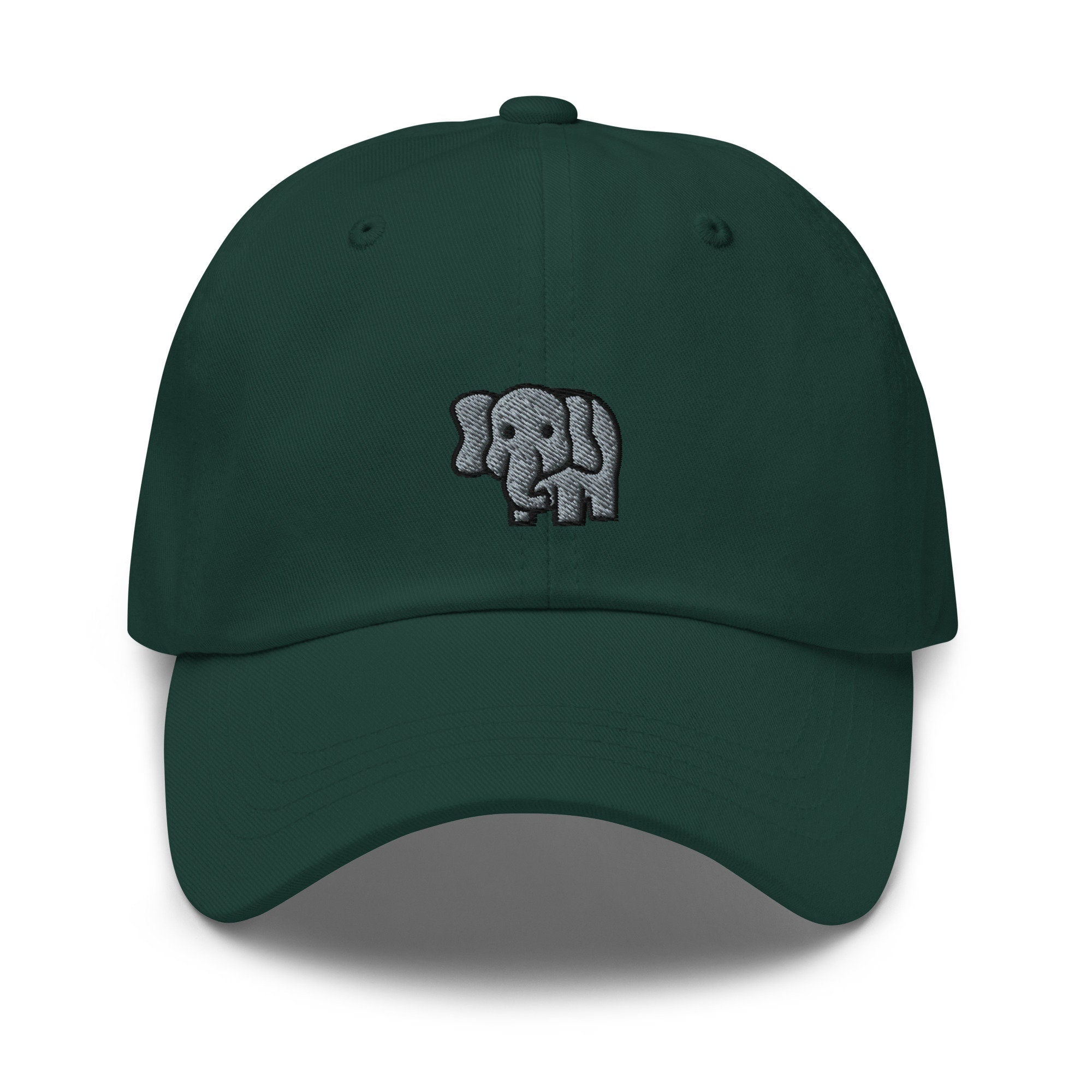 Elephant Embroidered Dad Hat