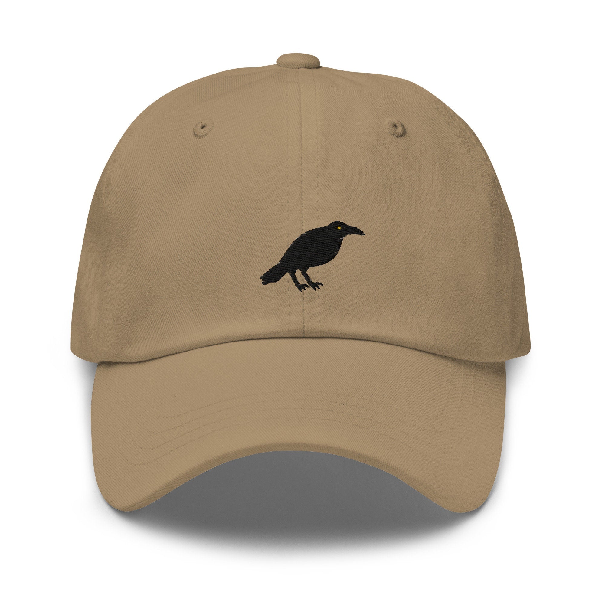 Crow Embroidered Dad Hat