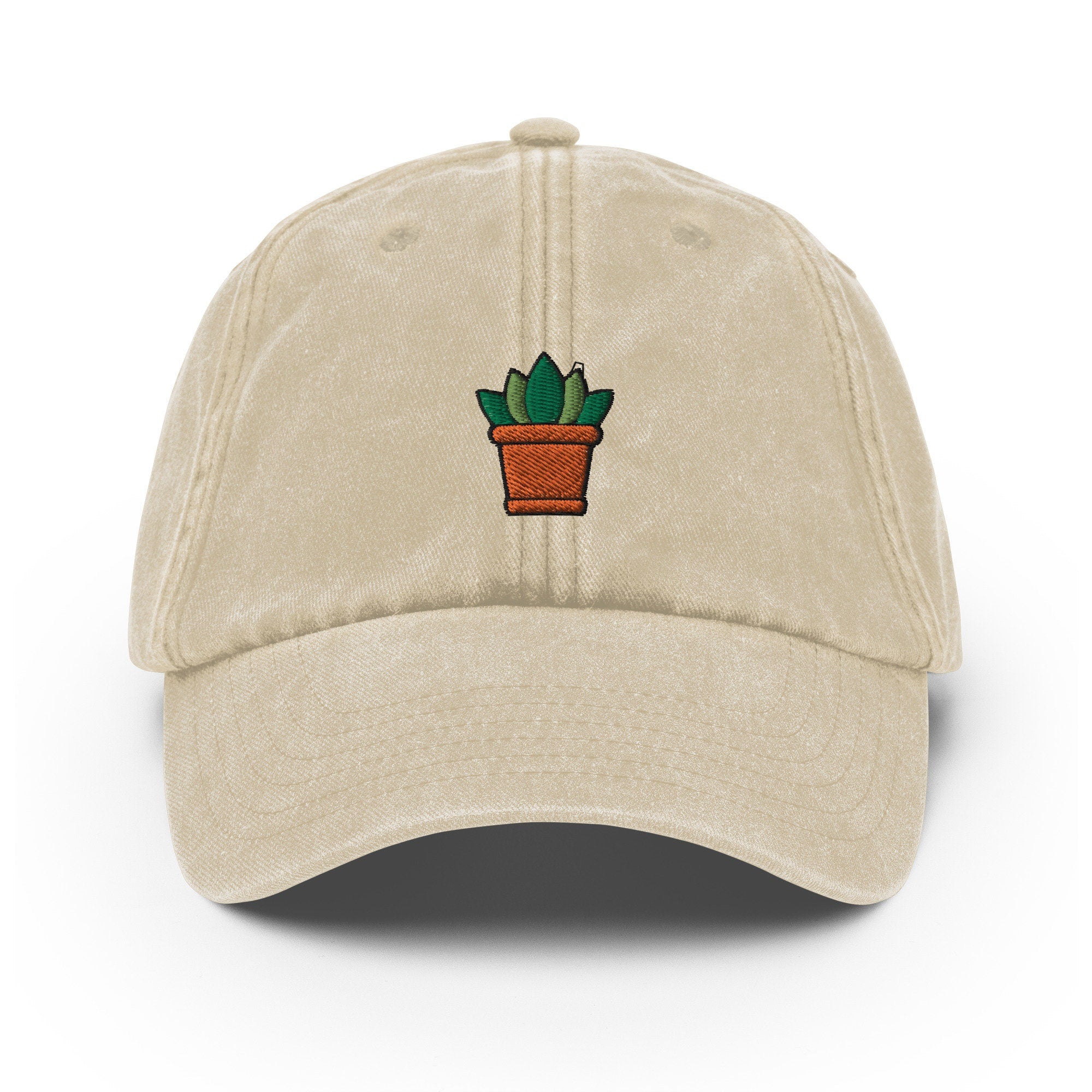 Plant Vintage Hat, Aged Dad Cap, Faded Baseball Cap Gift - Multiple Colors