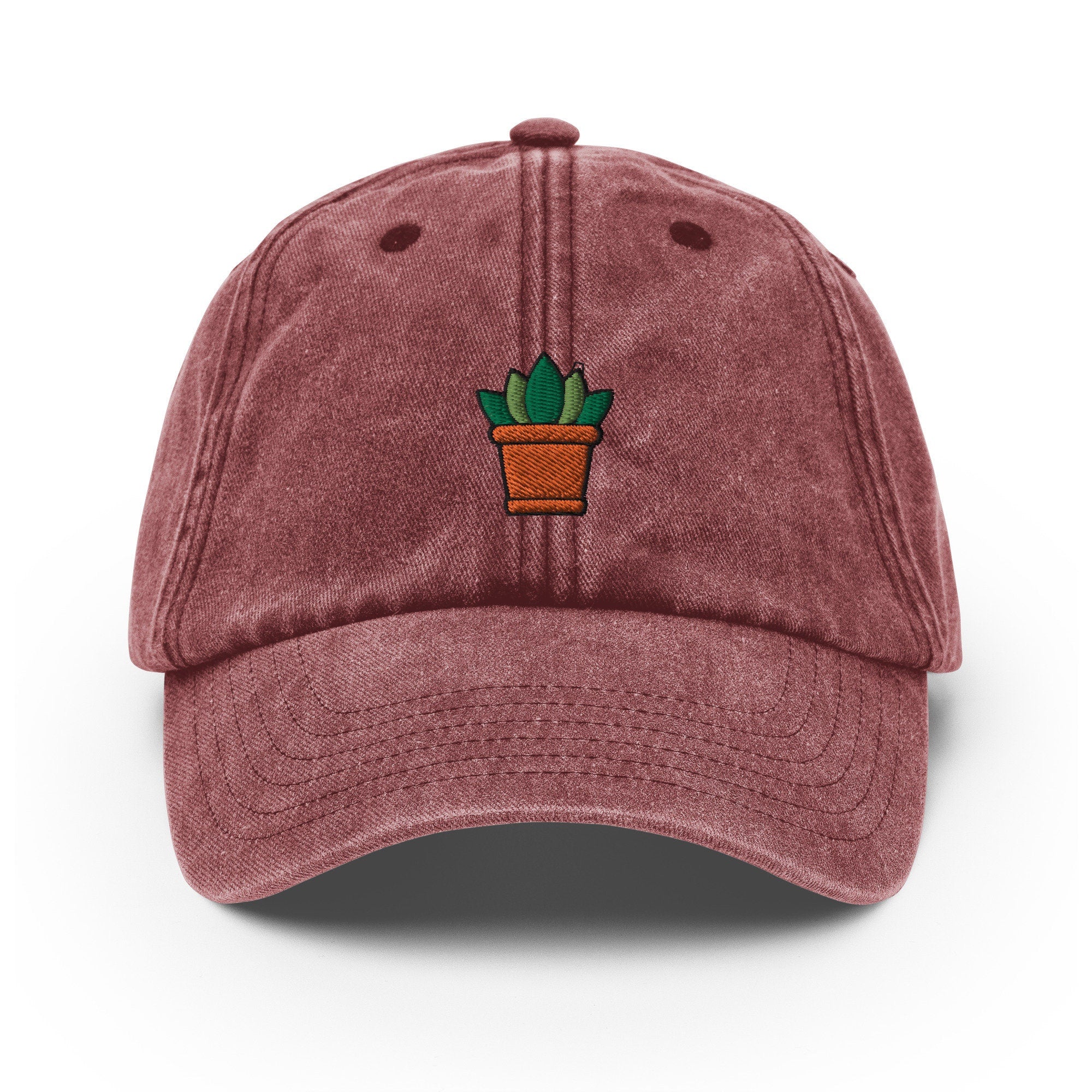 Plant Vintage Hat, Aged Dad Cap, Faded Baseball Cap Gift - Multiple Colors