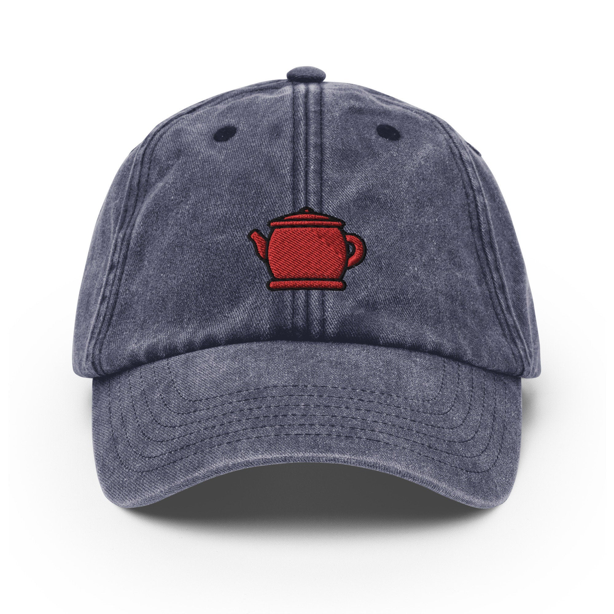 Teapot Vintage Hat, Aged Dad Cap, Faded Baseball Cap Gift - Multiple Colors