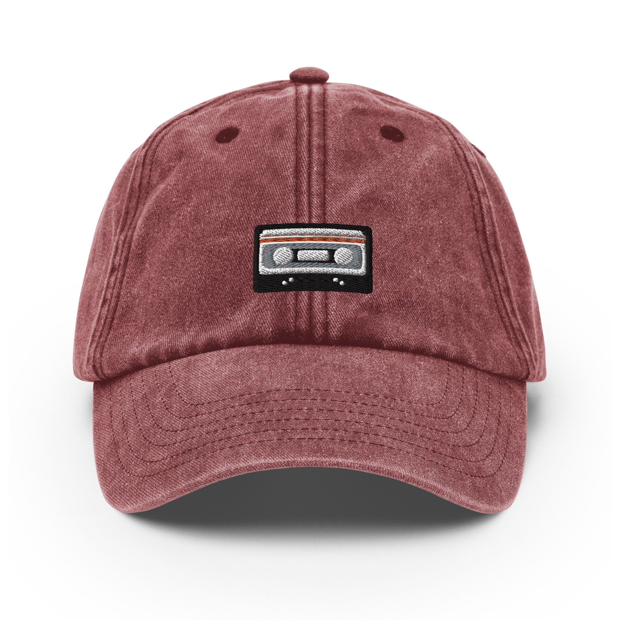 Tape Vintage Hat, Aged Dad Cap, Faded Baseball Cap Gift - Multiple Colors