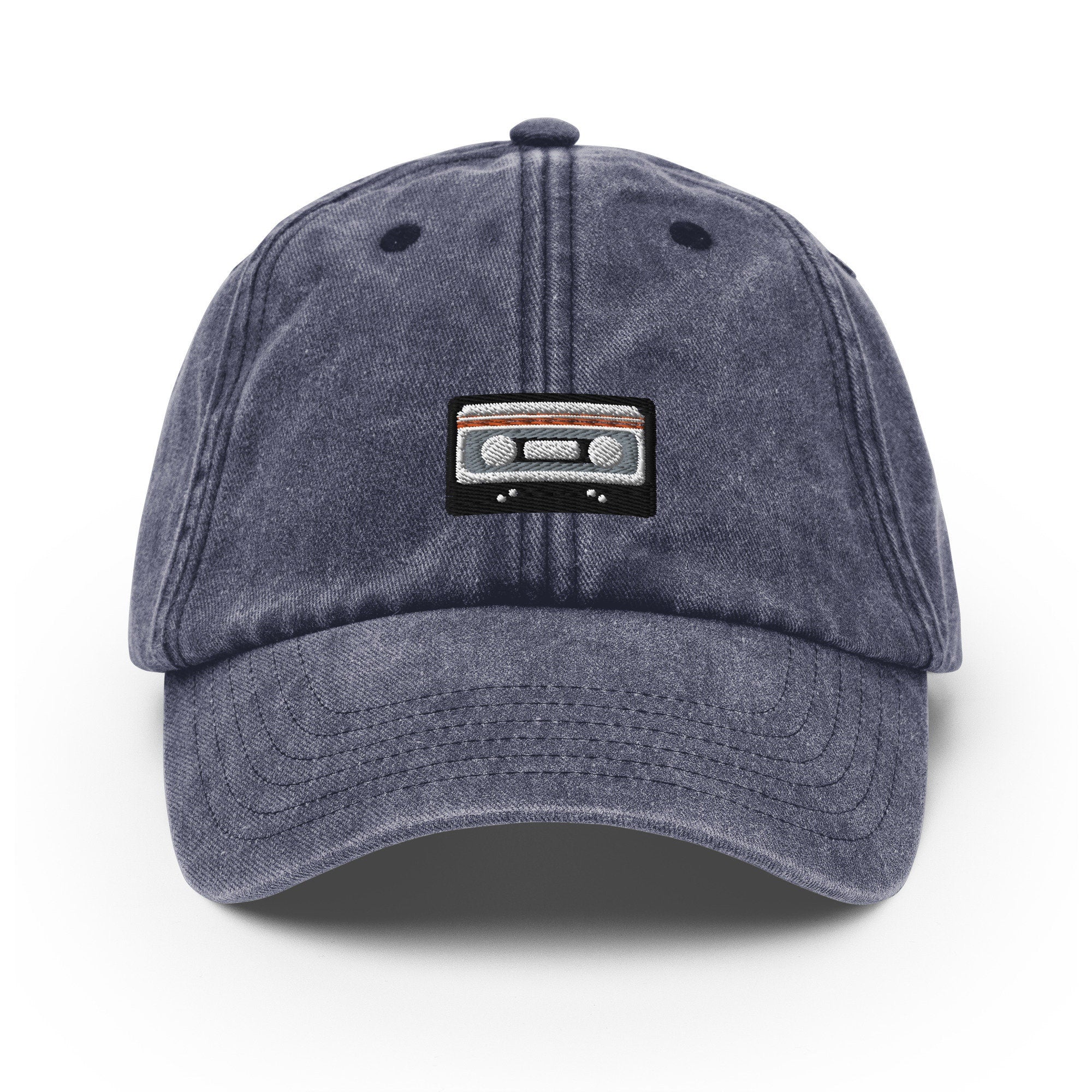 Tape Vintage Hat, Aged Dad Cap, Faded Baseball Cap Gift - Multiple Colors