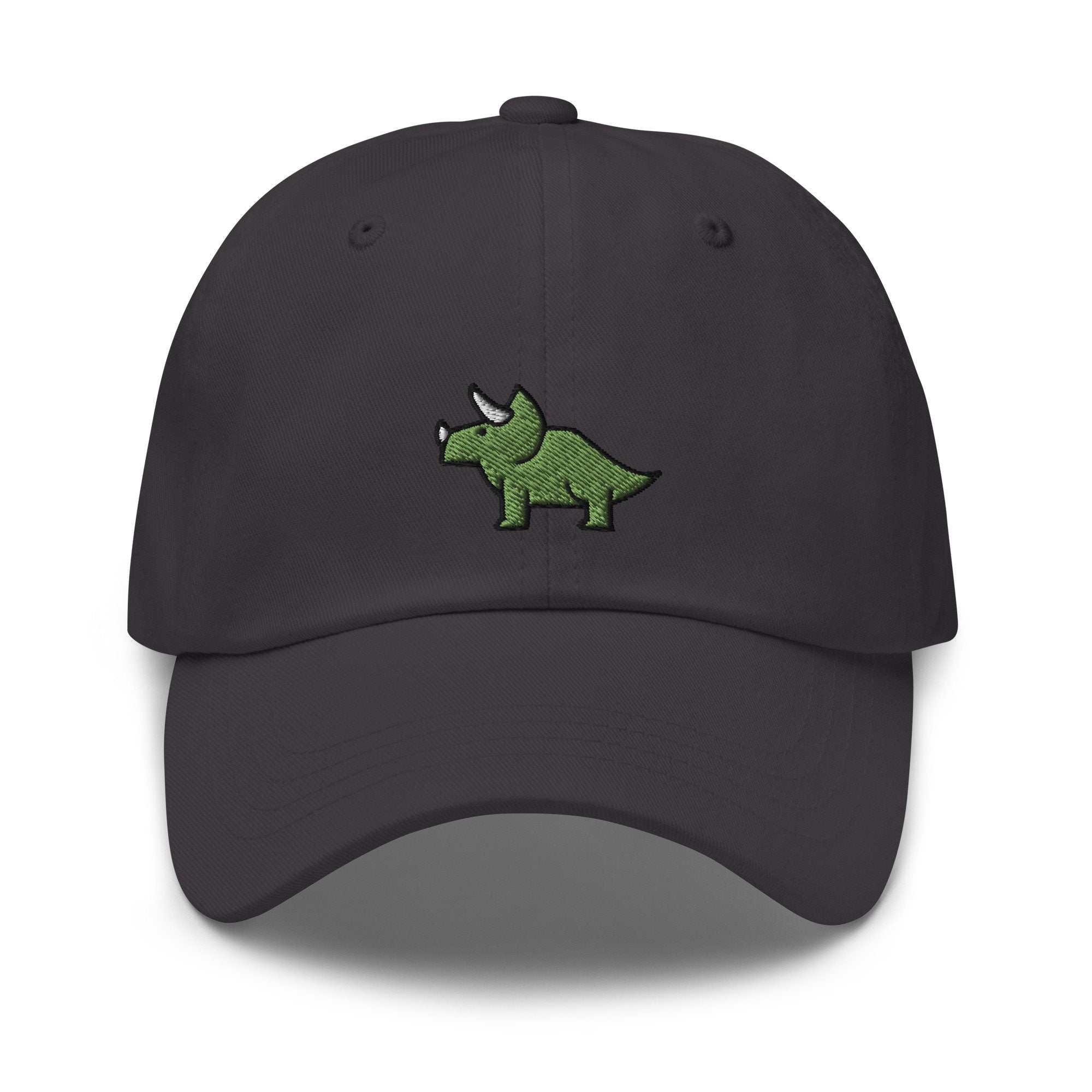Triceratops Embroidered Dad Hat