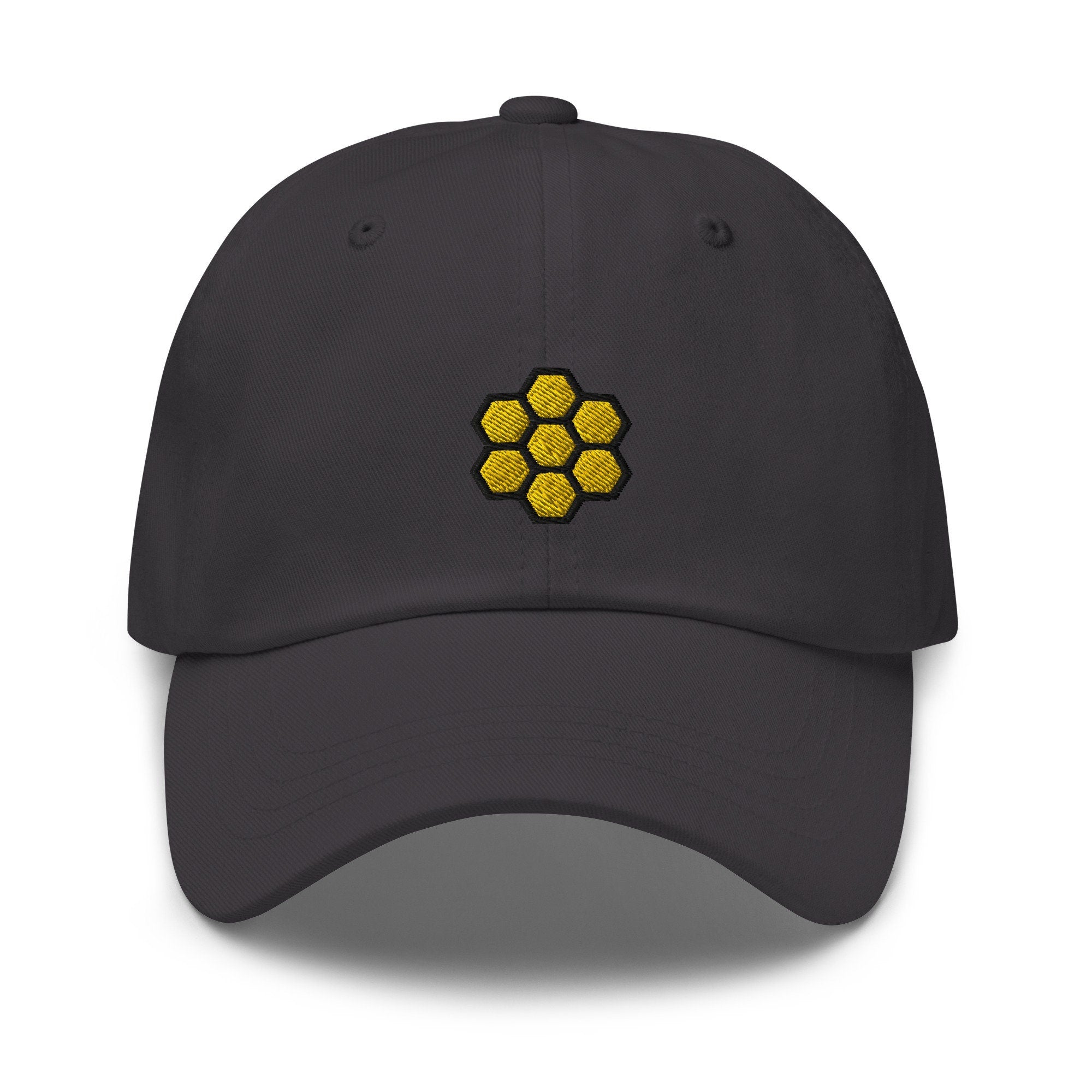Honeycomb Embroidered Dad Hat