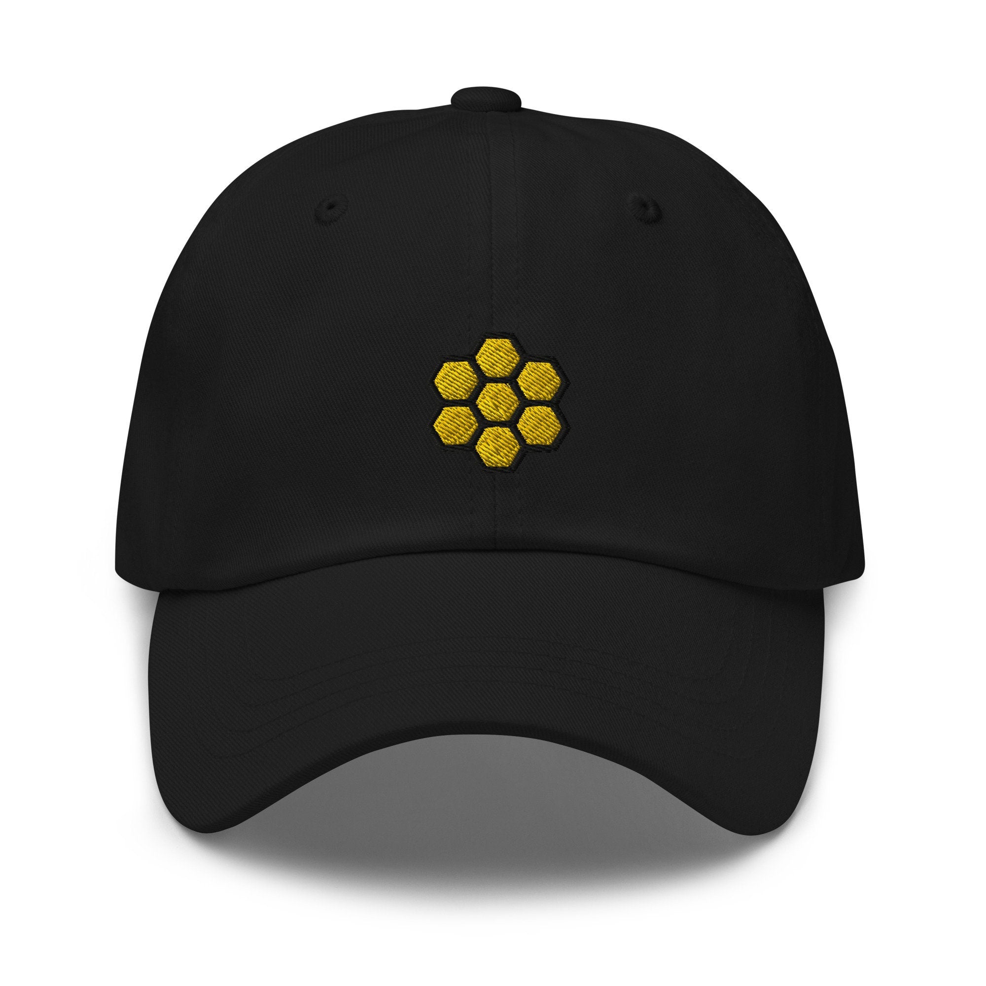 Honeycomb Embroidered Dad Hat