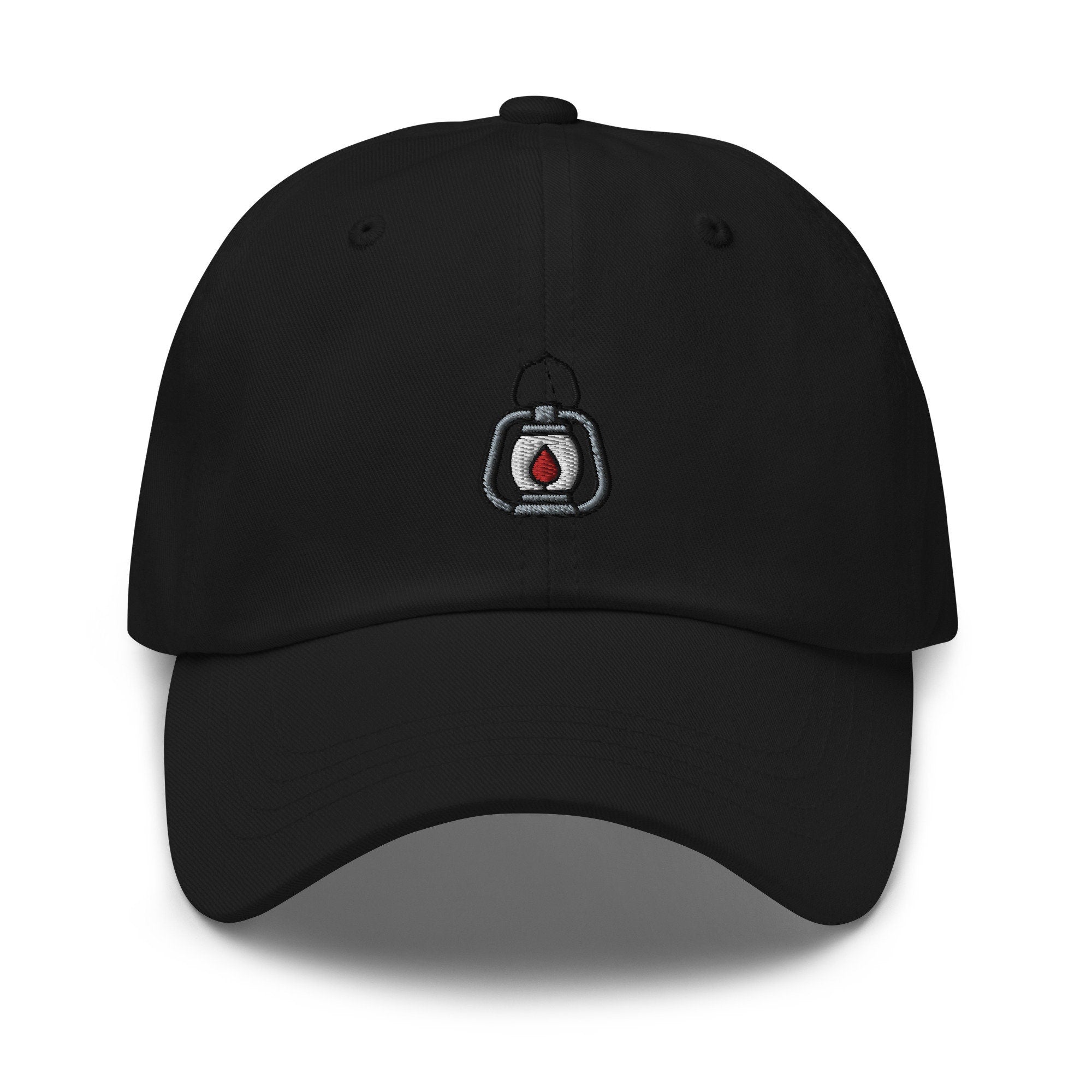 Camping Lantern Embroidered Dad Hat