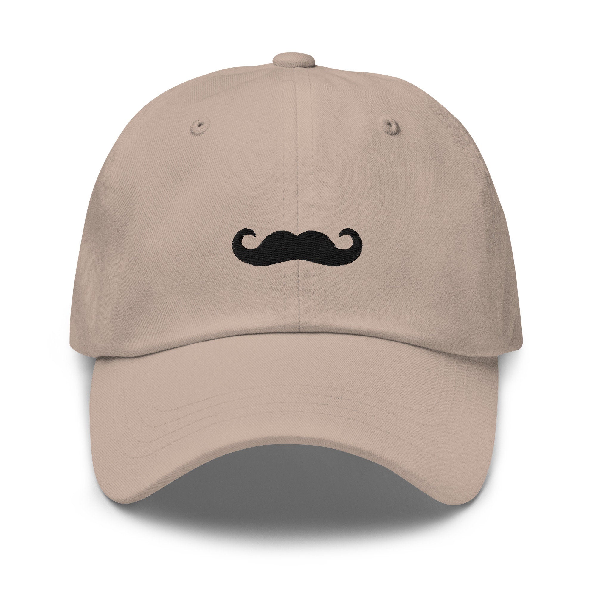 Mustache Embroidered Dad Hat