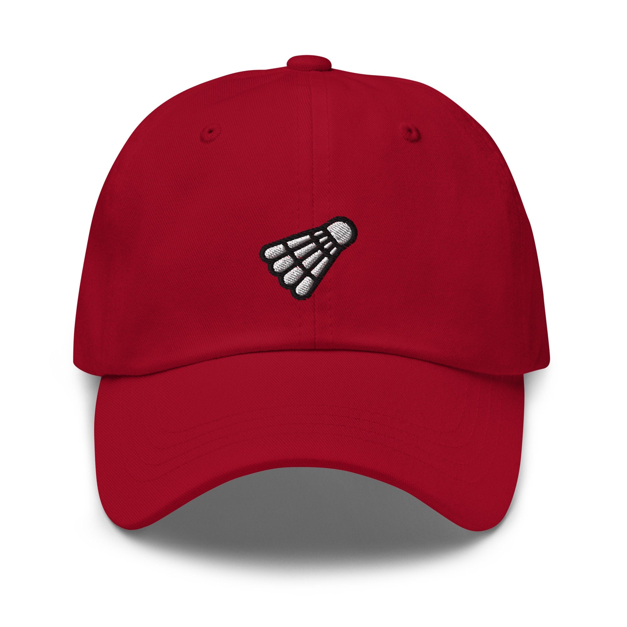 Badminton Birdie Shuttlecock Embroidered Dad Hat