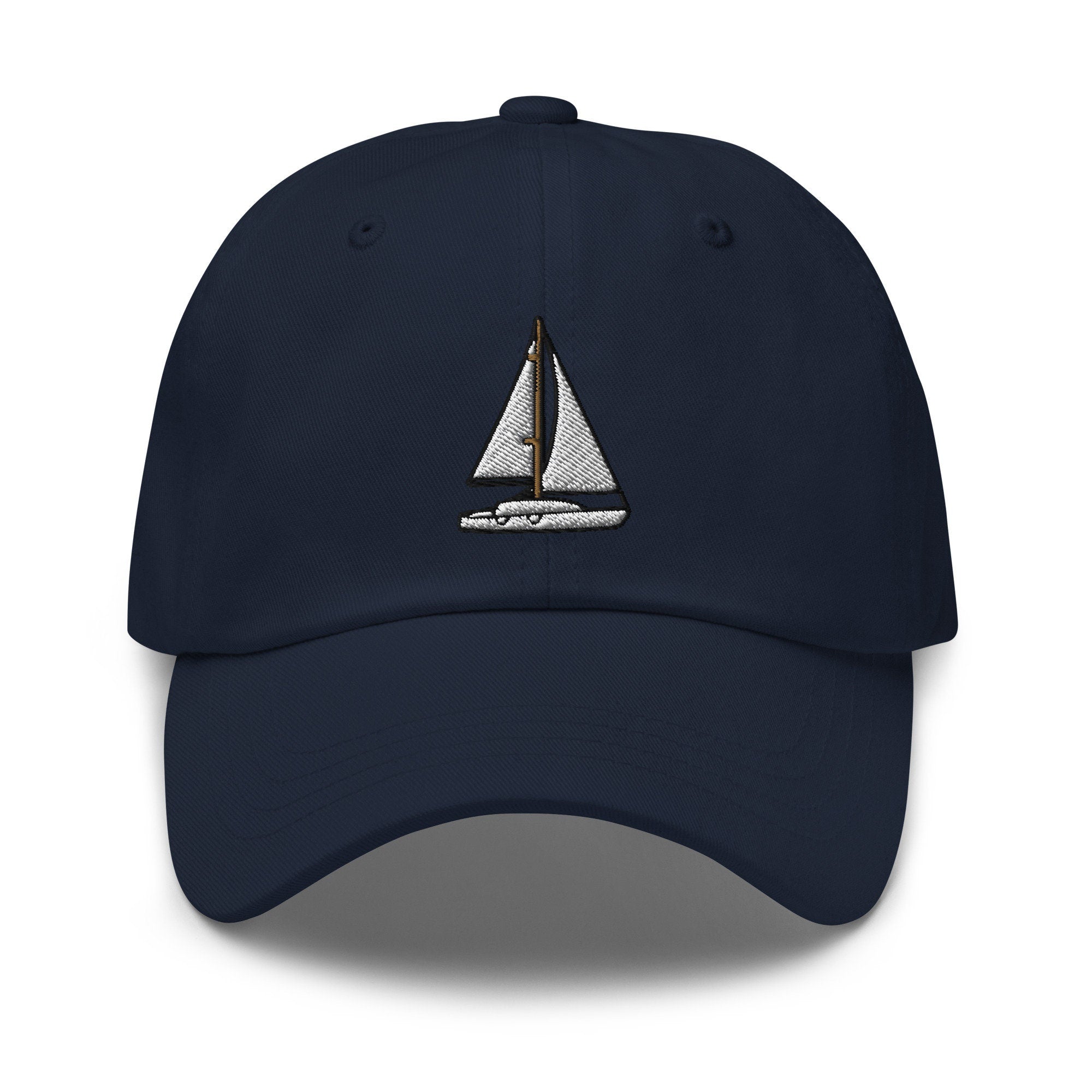 Sailboat Yacht Embroidered Dad Hat